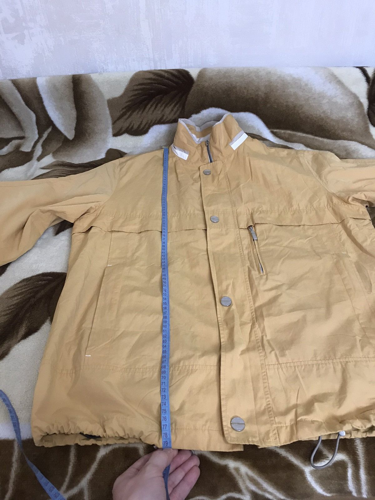 Bugatti × Vintage 🔥 Bugatti Light Jacket Zip Pockets Yellow Size US XL / EU 56 / 4 - 12 Thumbnail