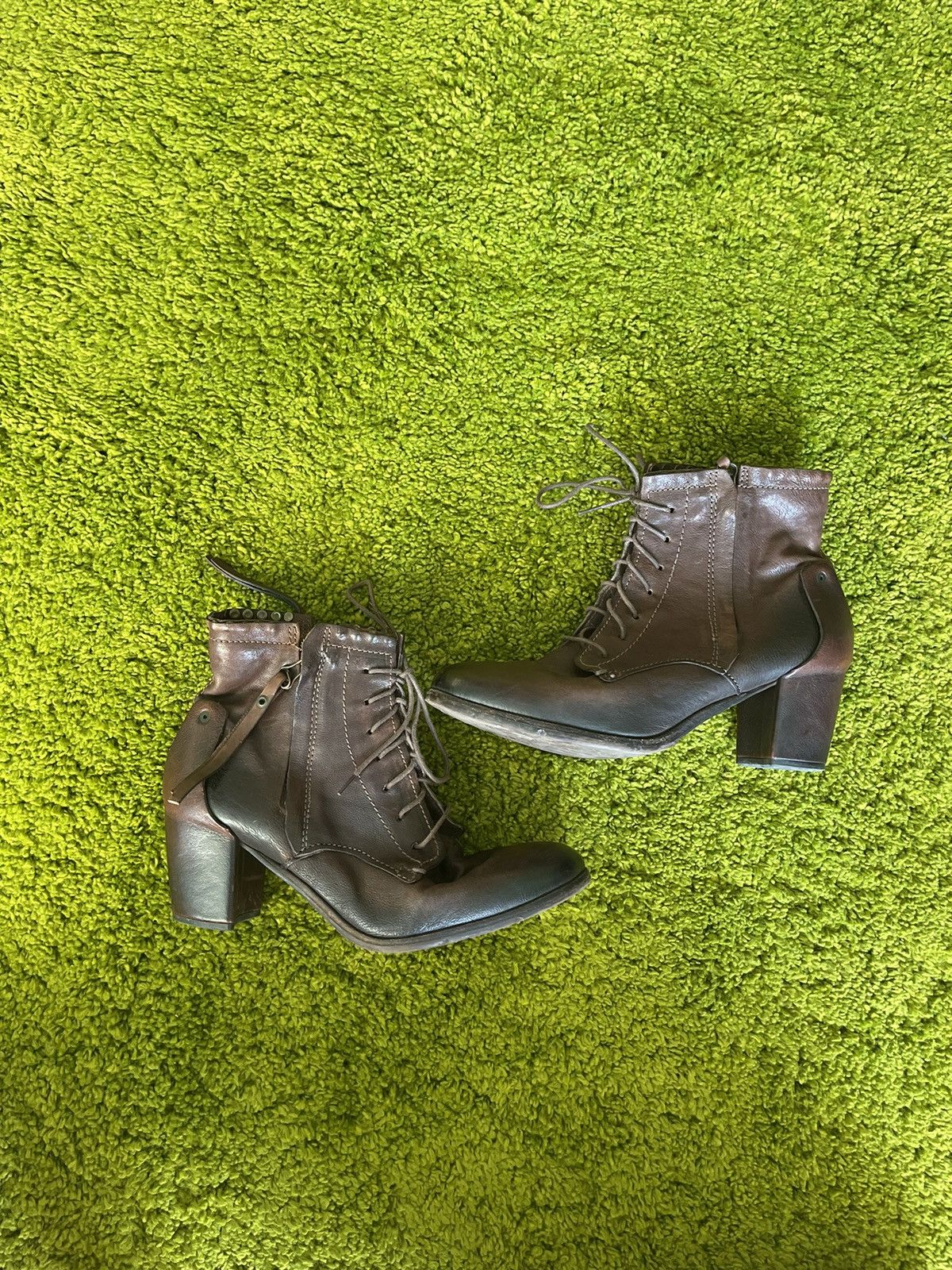 A.S.98 × Designer Airsteps avant garde real leather boots Size US 10 / IT 40 - 2 Thumbnail