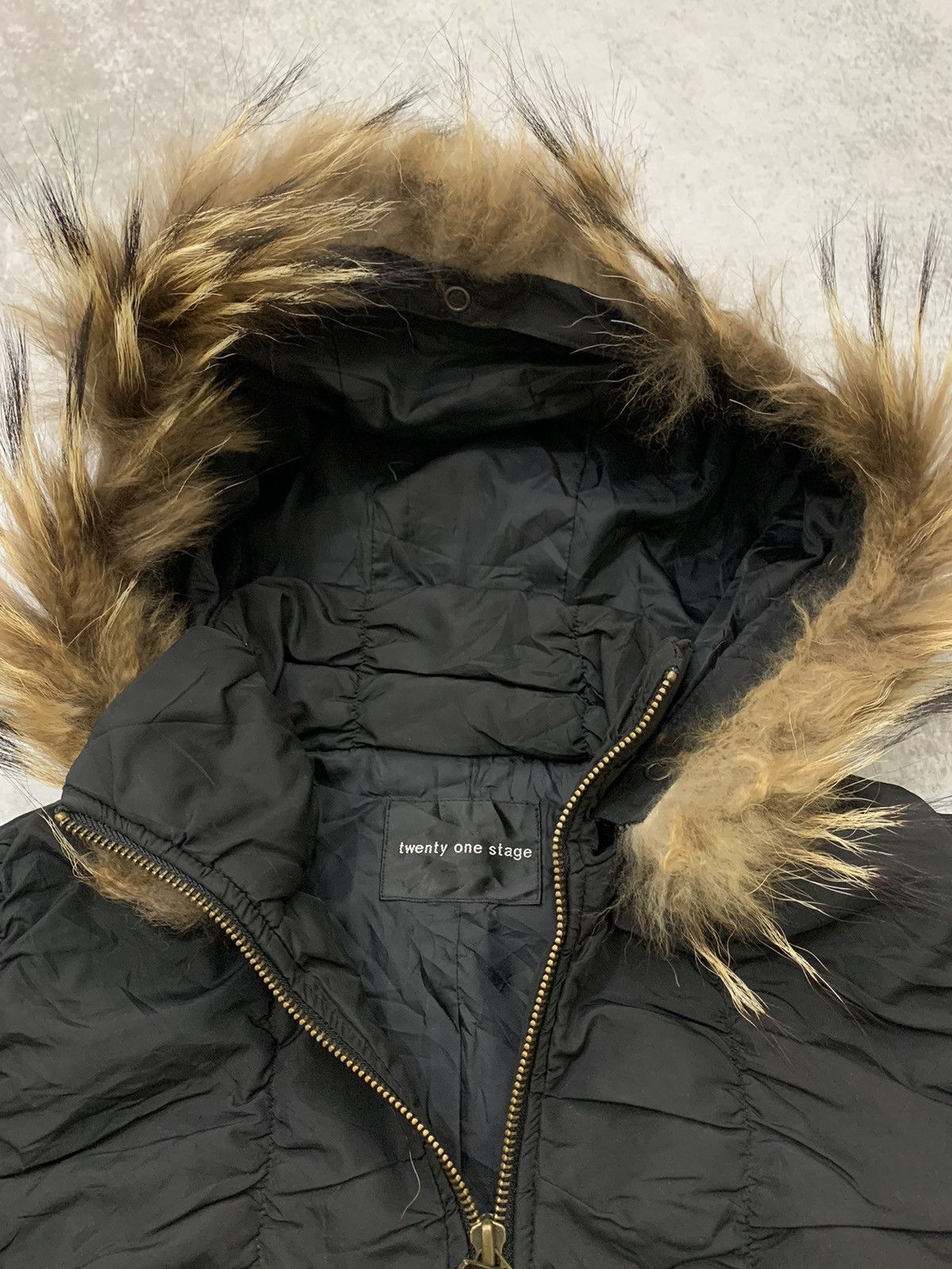 14th Addiction 2000s Twenty One Japan Fur Racoon y2k style Size US M / EU 48-50 / 2 - 5 Thumbnail