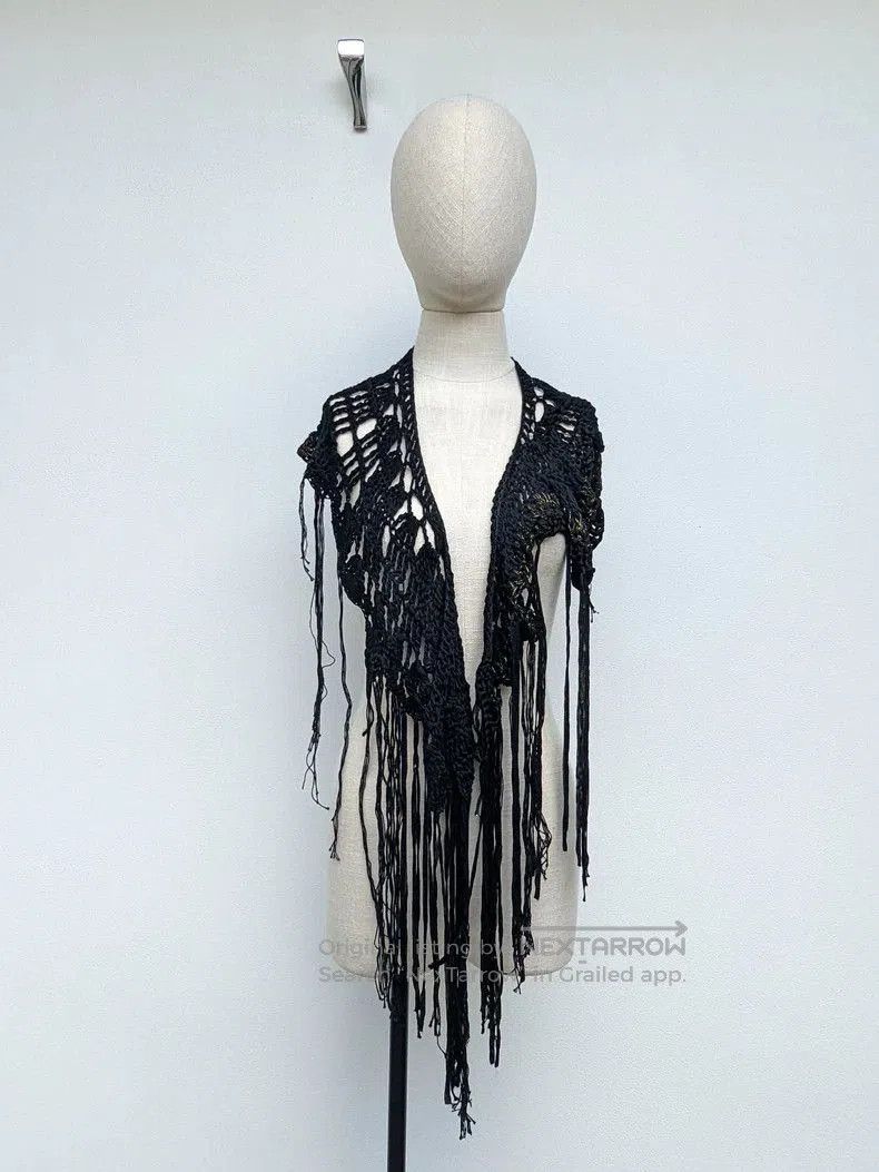 Ann Demeulemeester Ann Demeulemeester Fringe Cape Accessory. Size XXS / US 00 / IT 34 - 2 Thumbnail
