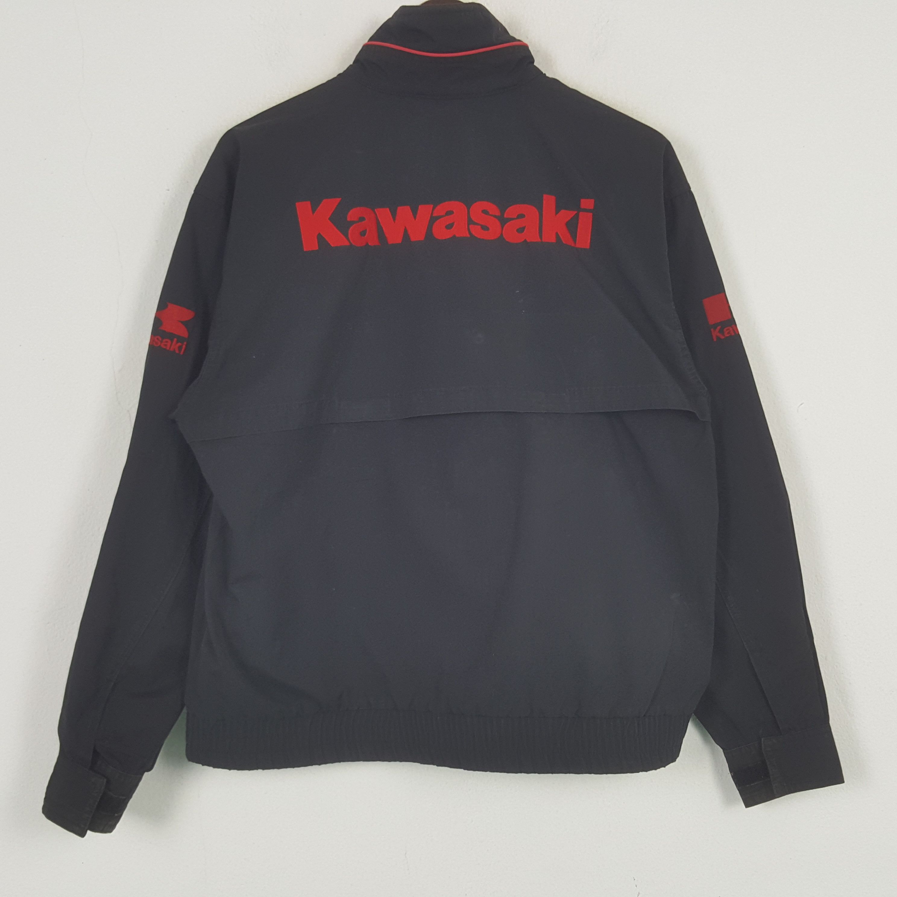 Sports Specialties × Vintage Vintage Kawasaki Racing Motorsport Jacket Size US L / EU 52-54 / 3 - 1 Thumbnail