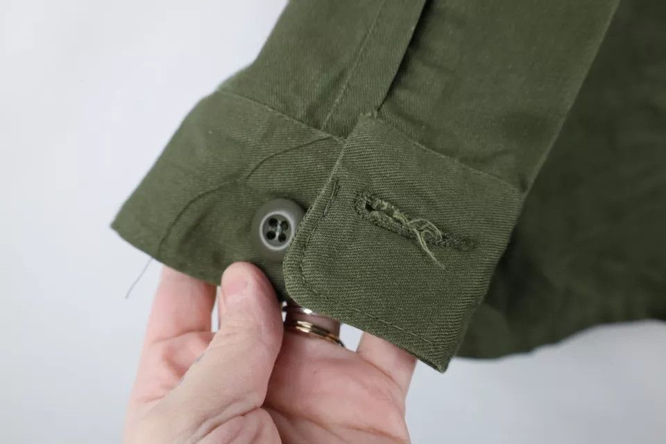 Vintage Vintage 70s Vietnam War Army Utility Durable Press Shirt USA Size US M / EU 48-50 / 2 - 6 Thumbnail