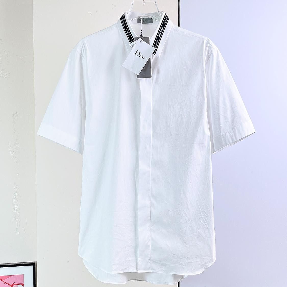 Dior Dior Logo Collar Shirt Size 38 Size US S / EU 44-46 / 1 - 1 Thumbnail