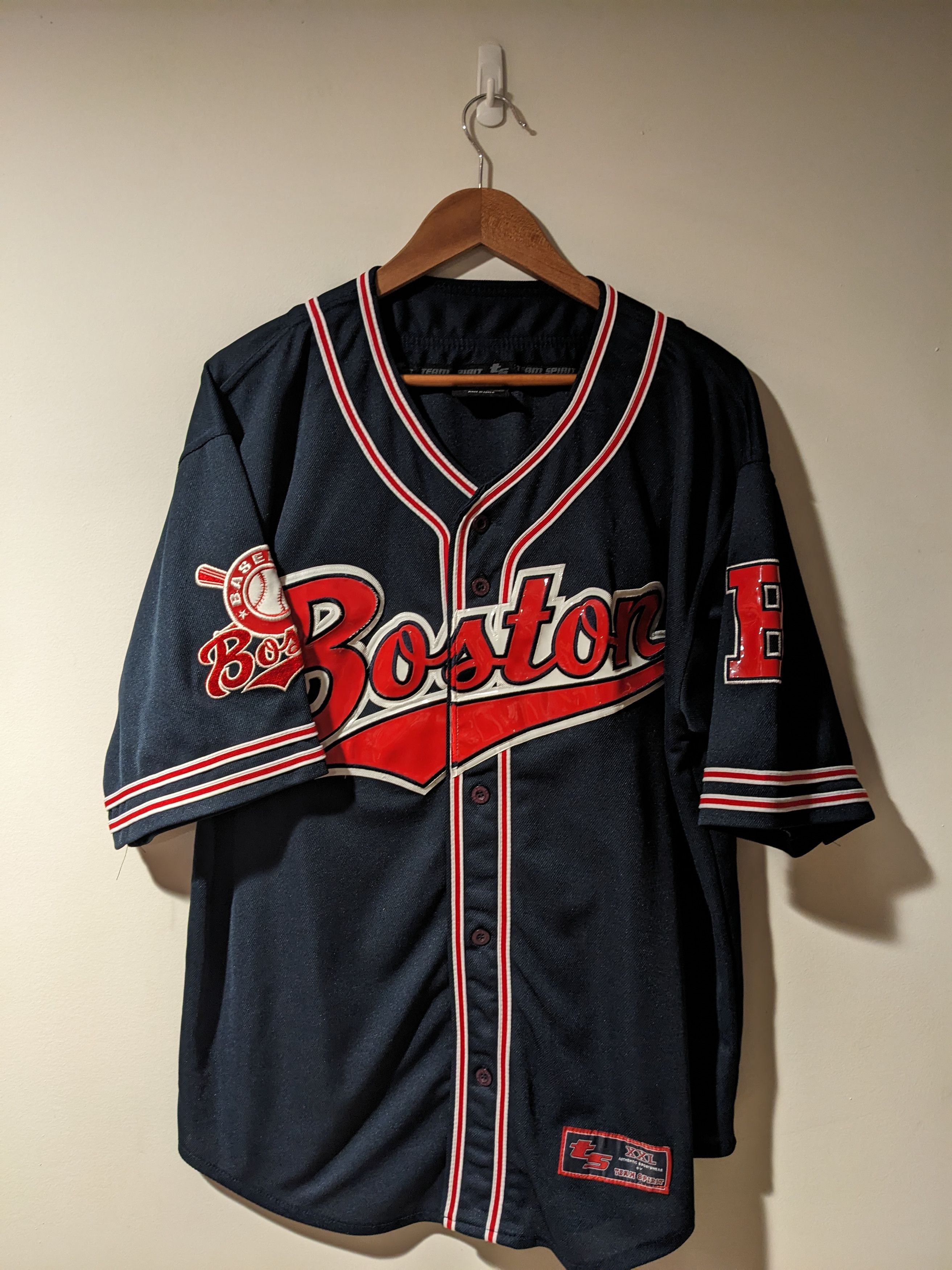 MLB × Vintage Vintage 90s Boston Red Sox MLB Baseball Blue Large Jersey Size US L / EU 52-54 / 3 - 1 Thumbnail