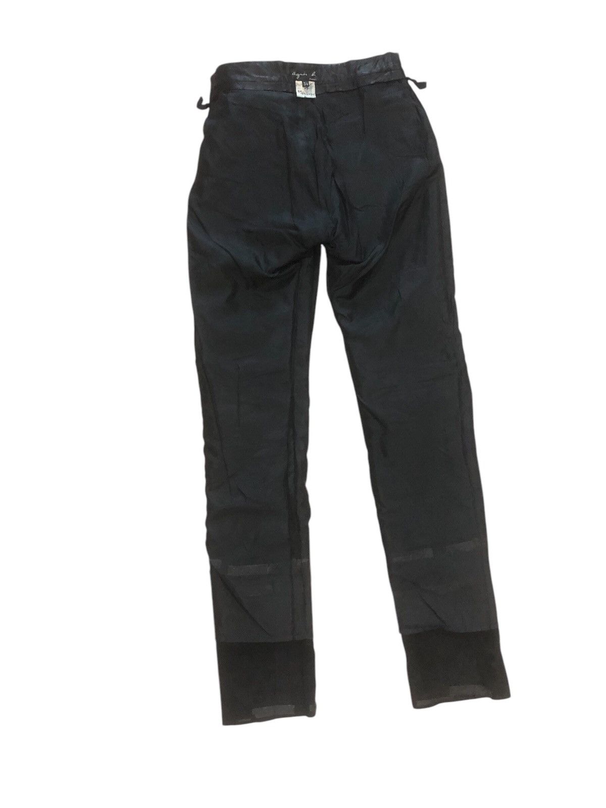 Leather × Vintage × agnes b. Cow Leather Agnes B Button Skinny Fit Pants Size 24" / US 00 / IT 34 - 9 Thumbnail