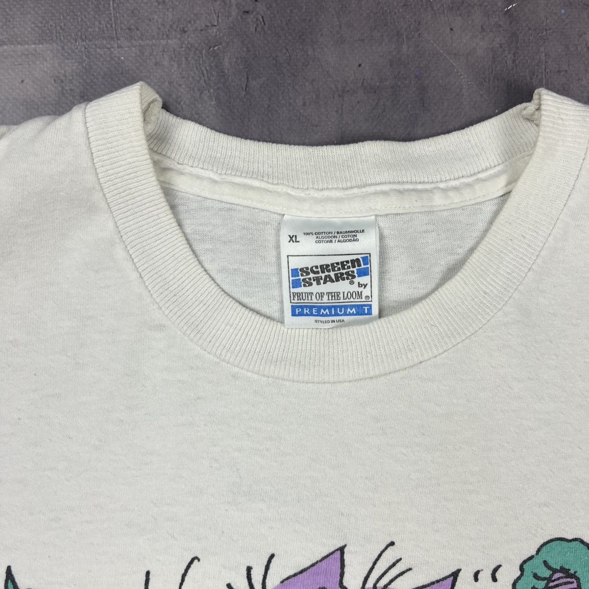 Designer Rare! Trevor Dunton Off Piste Cat Vintage Big Logo Tee 1996 Size US XL / EU 56 / 4 - 8 Thumbnail