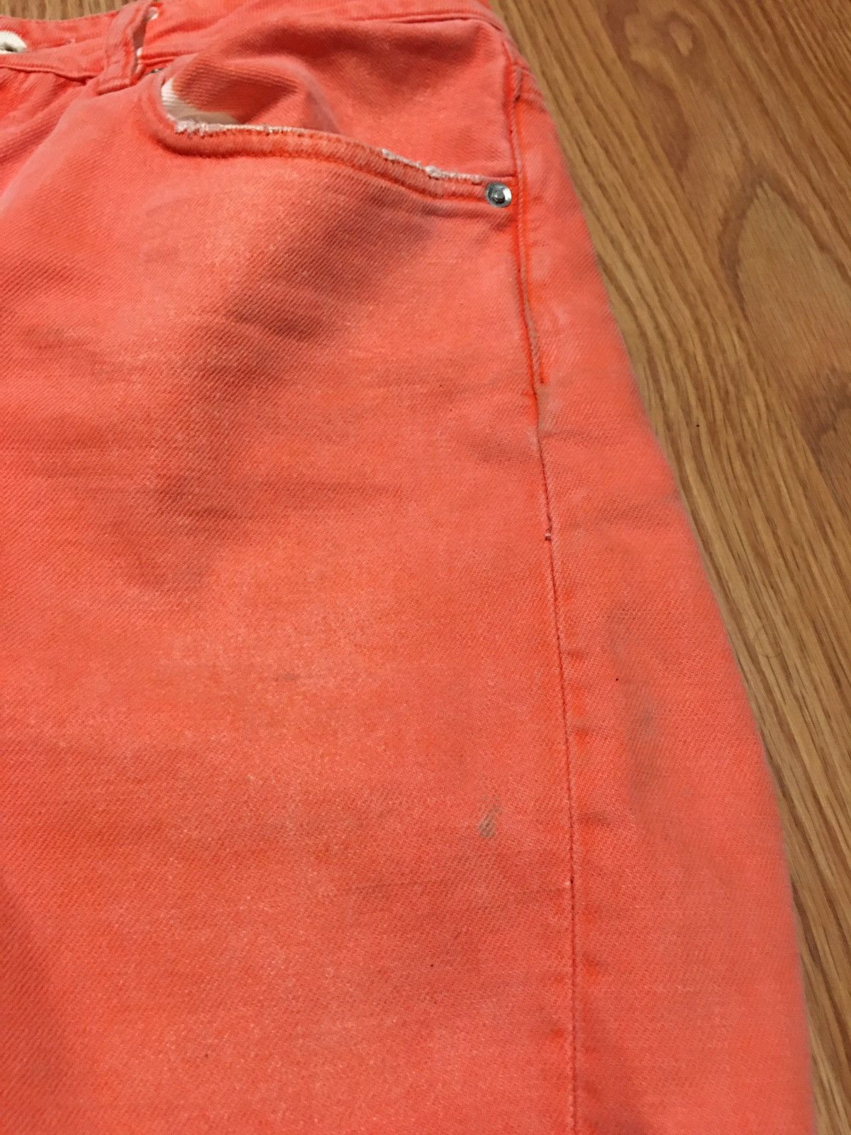 Golden Goose Golden Goose Deluxe Brand Peach White Jeans Size 30 Size 30" / US 8 / IT 44 - 11 Thumbnail