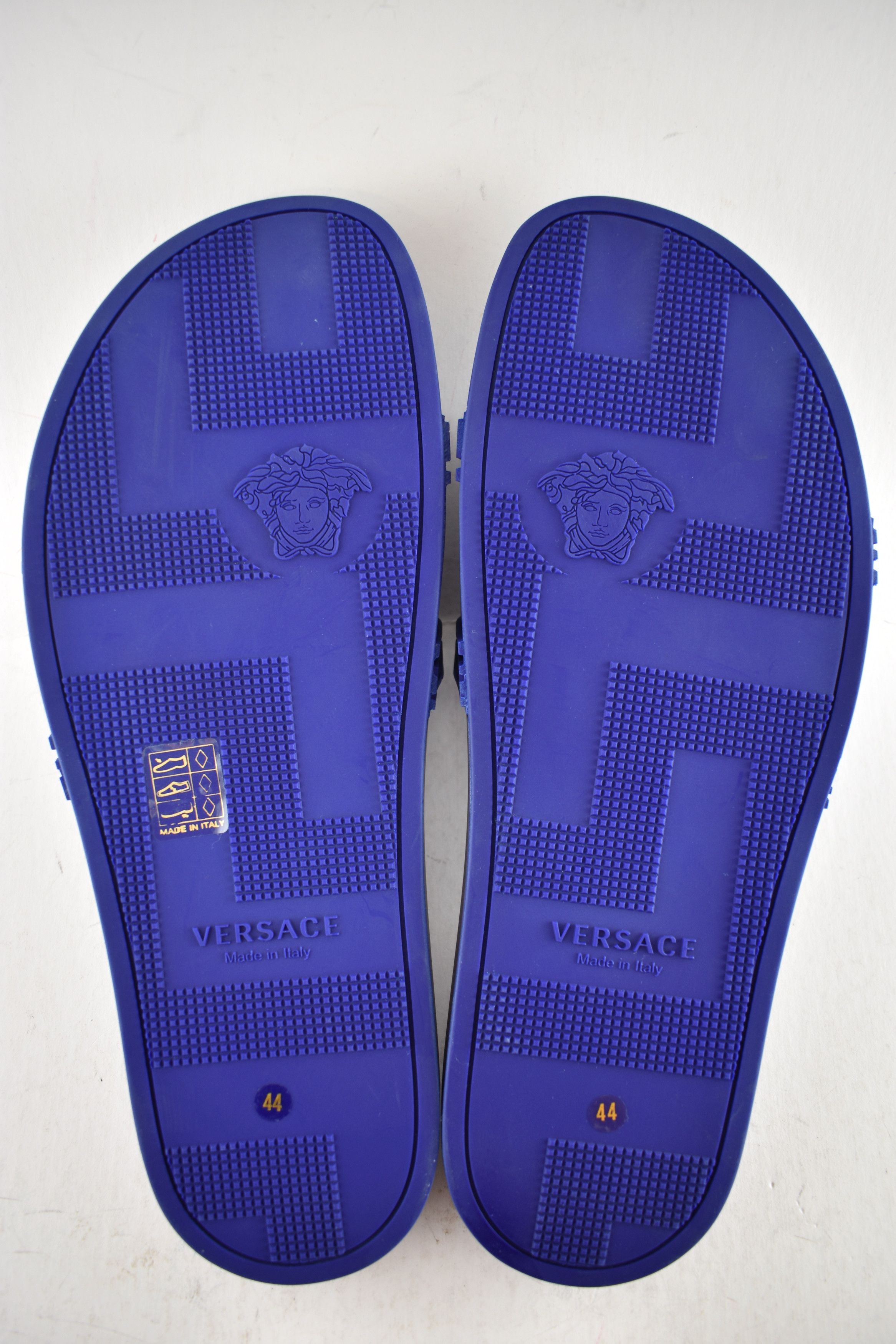 Versace Medusa Rubber Logo Slide Pool Sandal Flip Flop Flat 44 11 Size US 11 / EU 44 - 15 Thumbnail