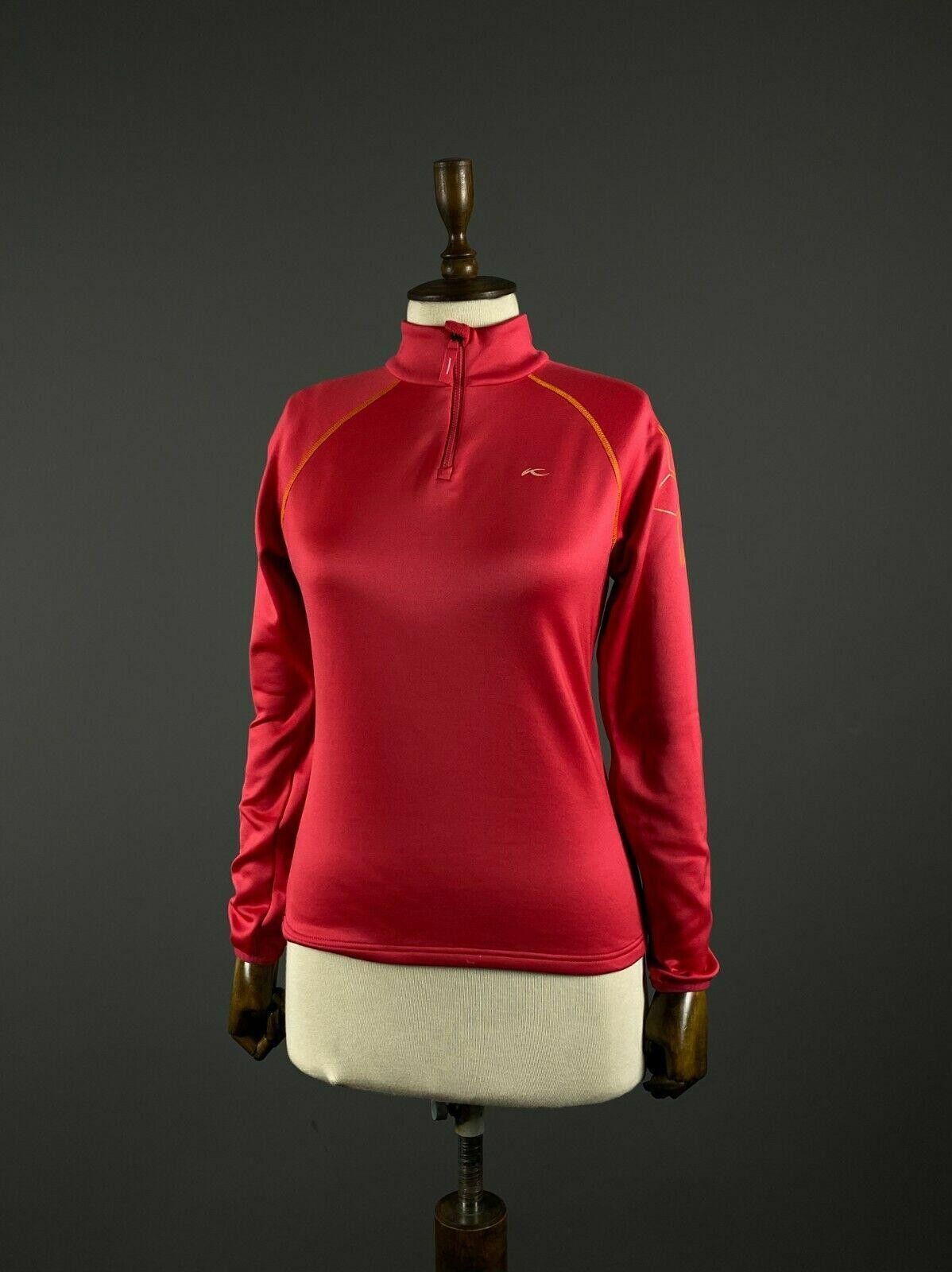 KJUS Kjus Switzerland Red 1/4 Zip Ski Jacket Size EU164 15-16y Size ONE SIZE - 1 Thumbnail