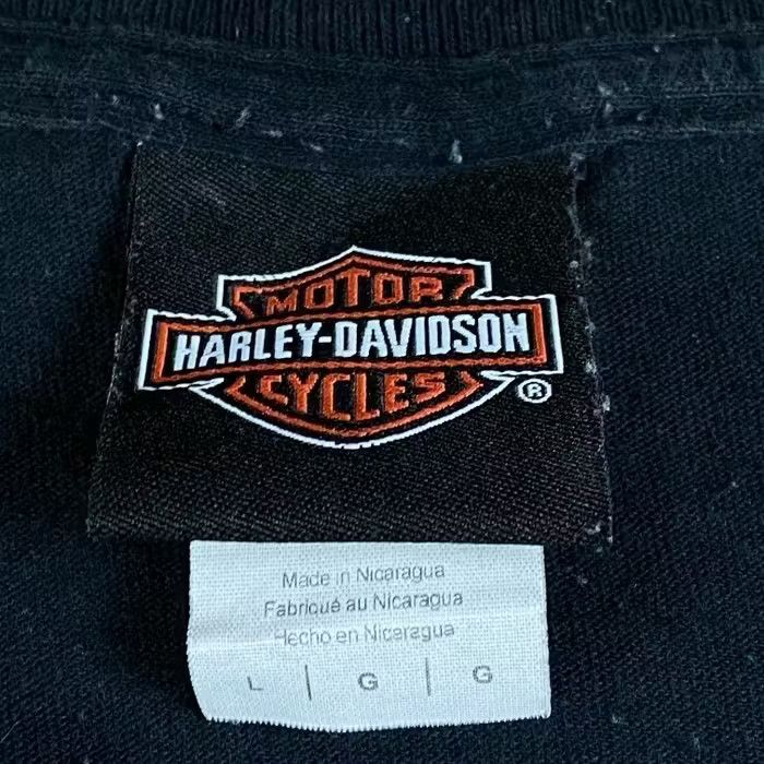 Harley Davidson × Vintage Mens T Shirt Harley Davidson Vintage Size L Big Logo Size US L / EU 52-54 / 3 - 4 Thumbnail