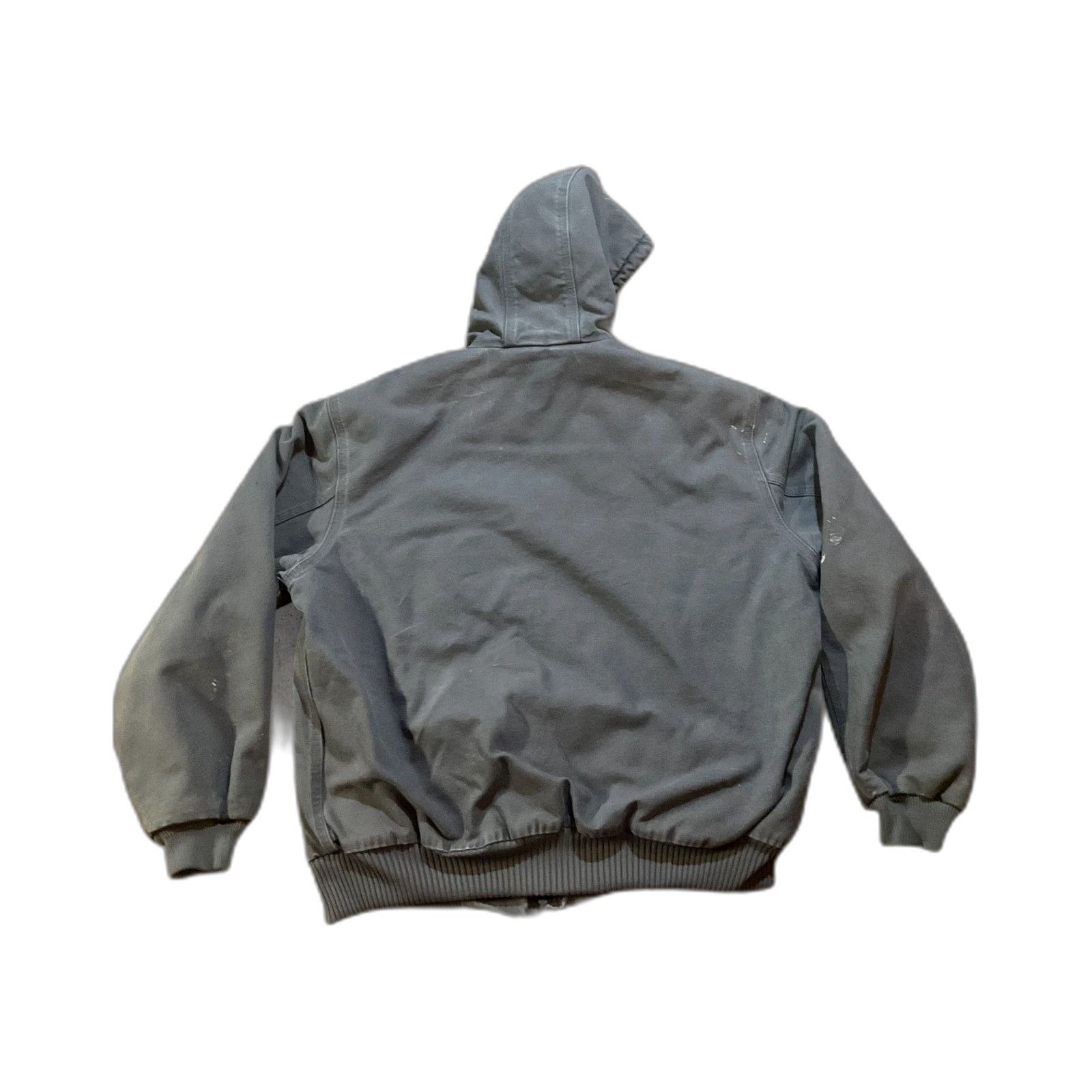 Carhartt VTG Carhartt J140-GVL Jacket Large Gray Hooded Union Made US Size US L / EU 52-54 / 3 - 2 Thumbnail