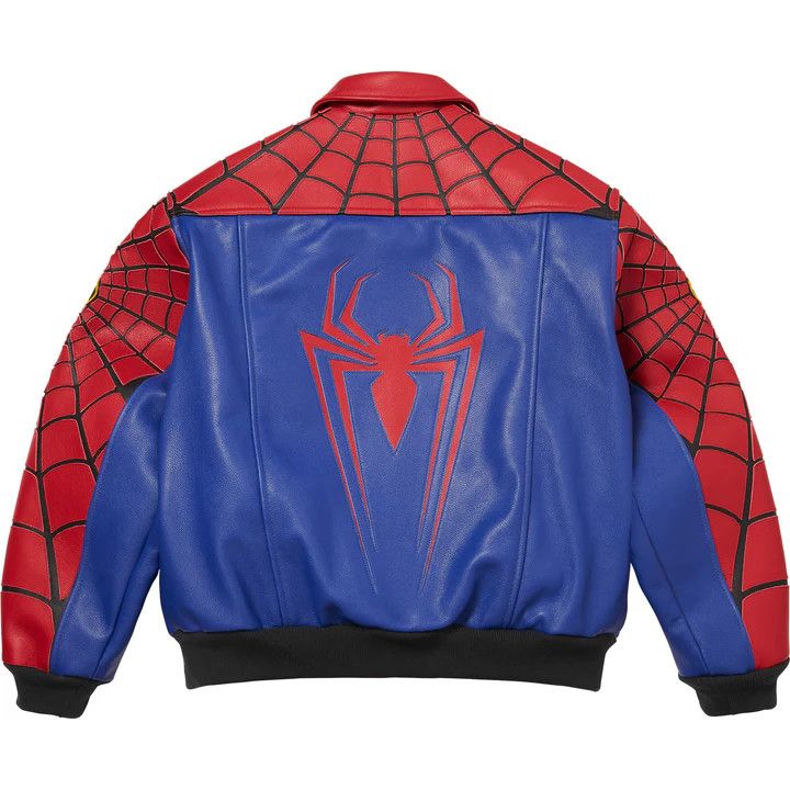 Supreme × Vanson Leathers Spider-Man Jacket Size US M / EU 48-50 / 2 - 2 Thumbnail