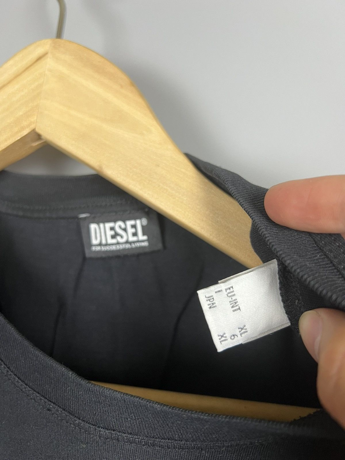 Diesel DIESEL BIG LOGO TEE OPIUM AVANT GARDE Size US L / EU 52-54 / 3 - 4 Thumbnail