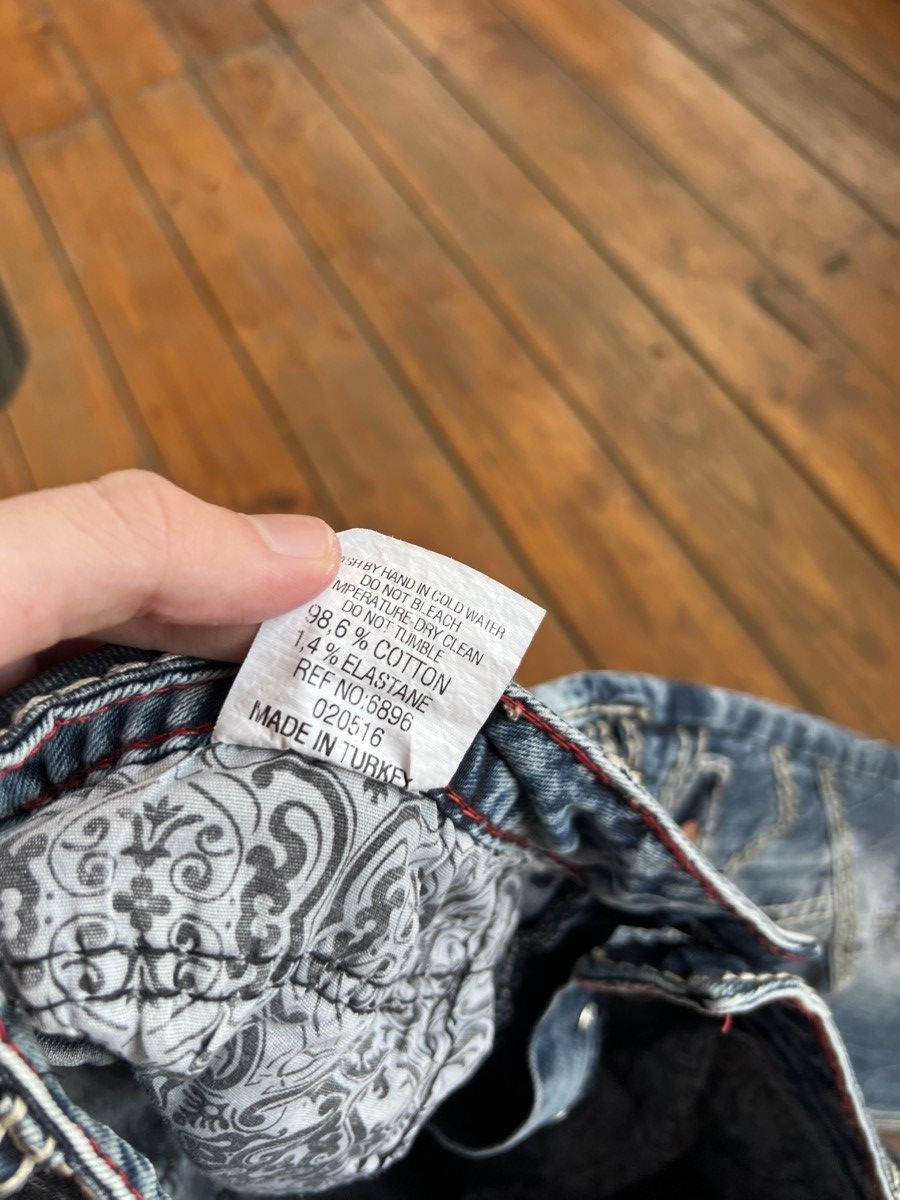 If Six Was Nine AVANT GARDE Y2K DENIM PANTS CIPO & BAXX SLIM FIT DOUBLE KNEE Size US 32 / EU 48 - 13 Thumbnail