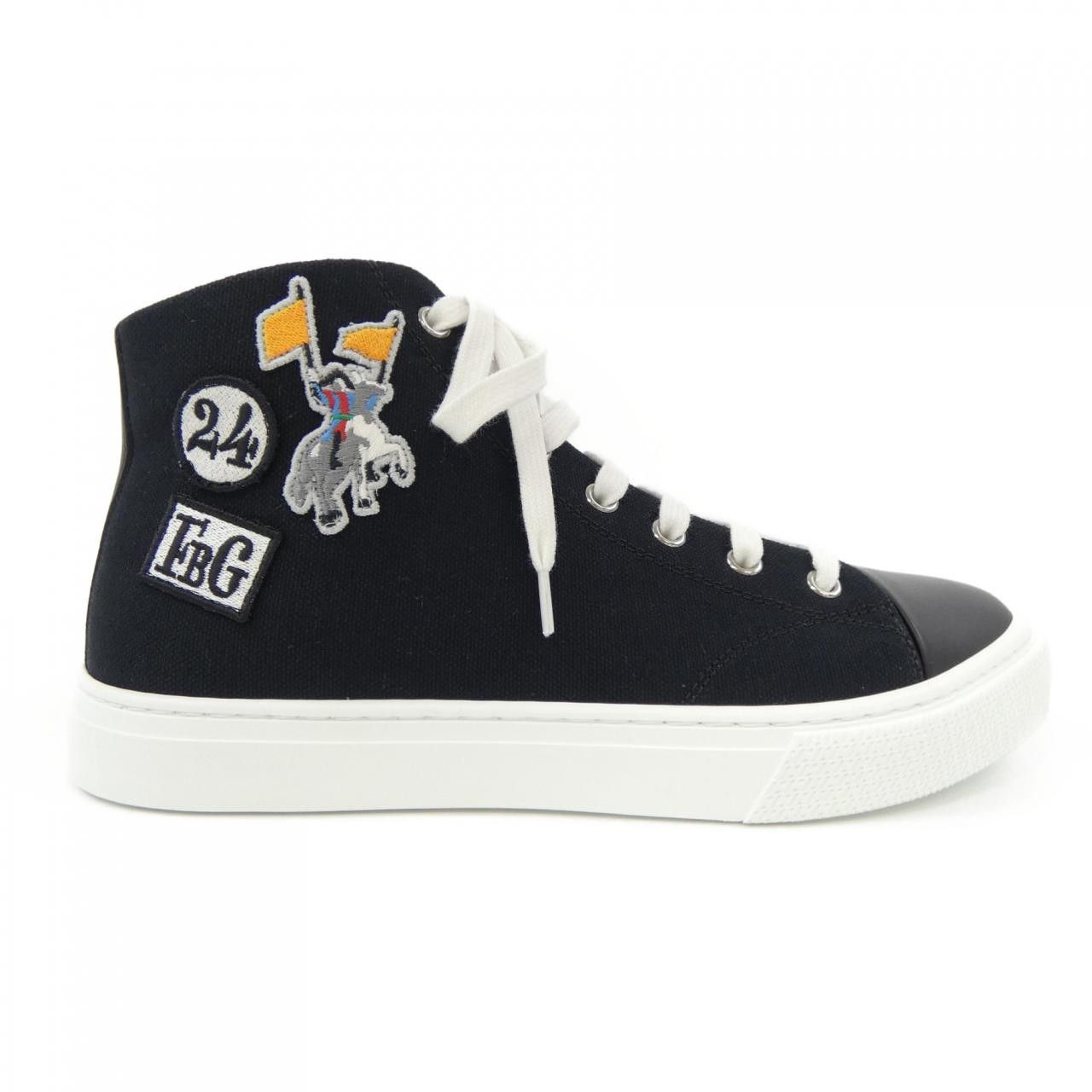 Hermes Hermes Hermes Cotton Canvas/Calf Sneakers Cotton Shoes DUTY FREE for USA Size ONE SIZE - 1 Thumbnail
