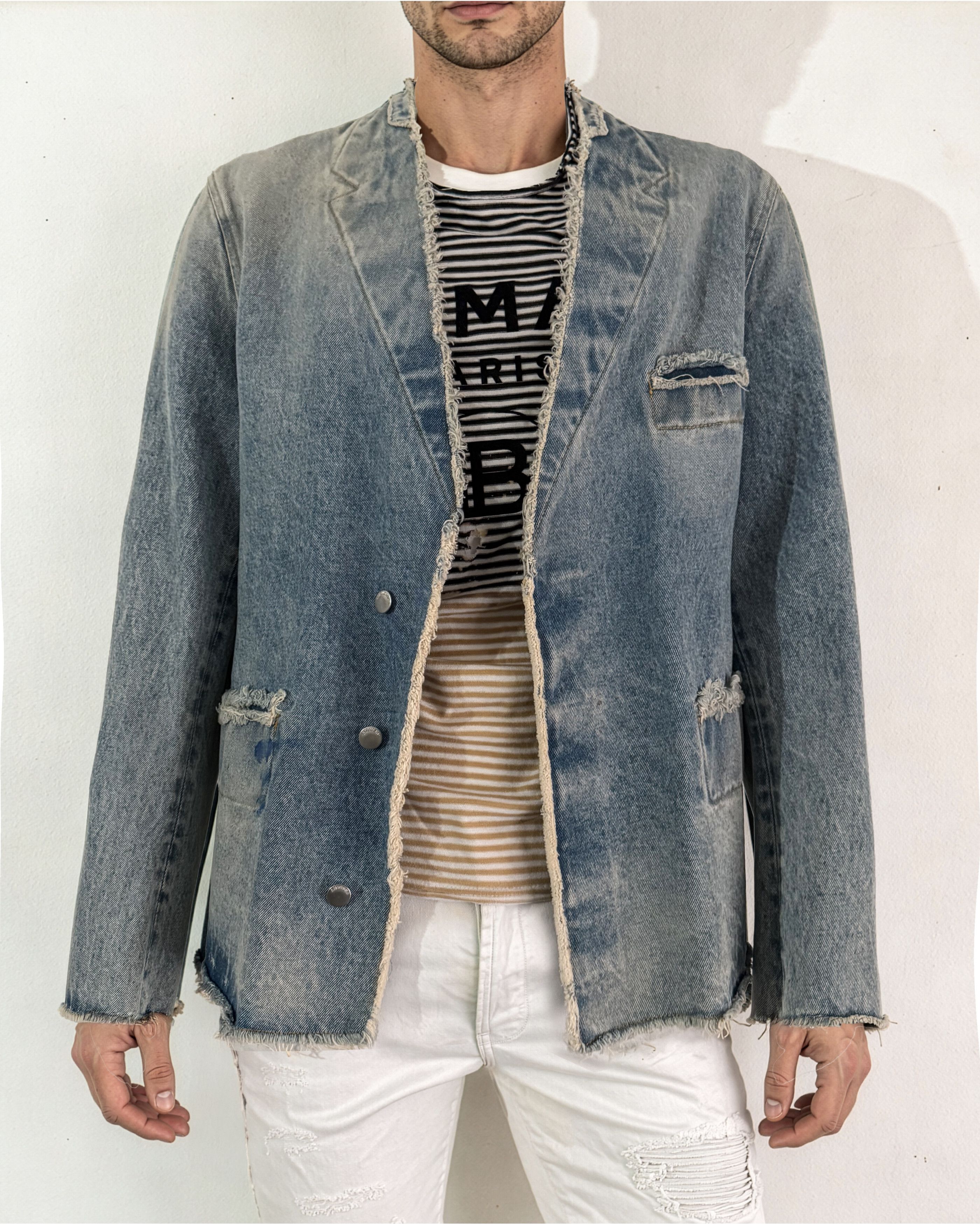 Ambush Design Blazer Denim Jacket Size US L / EU 52-54 / 3 - 1 Thumbnail