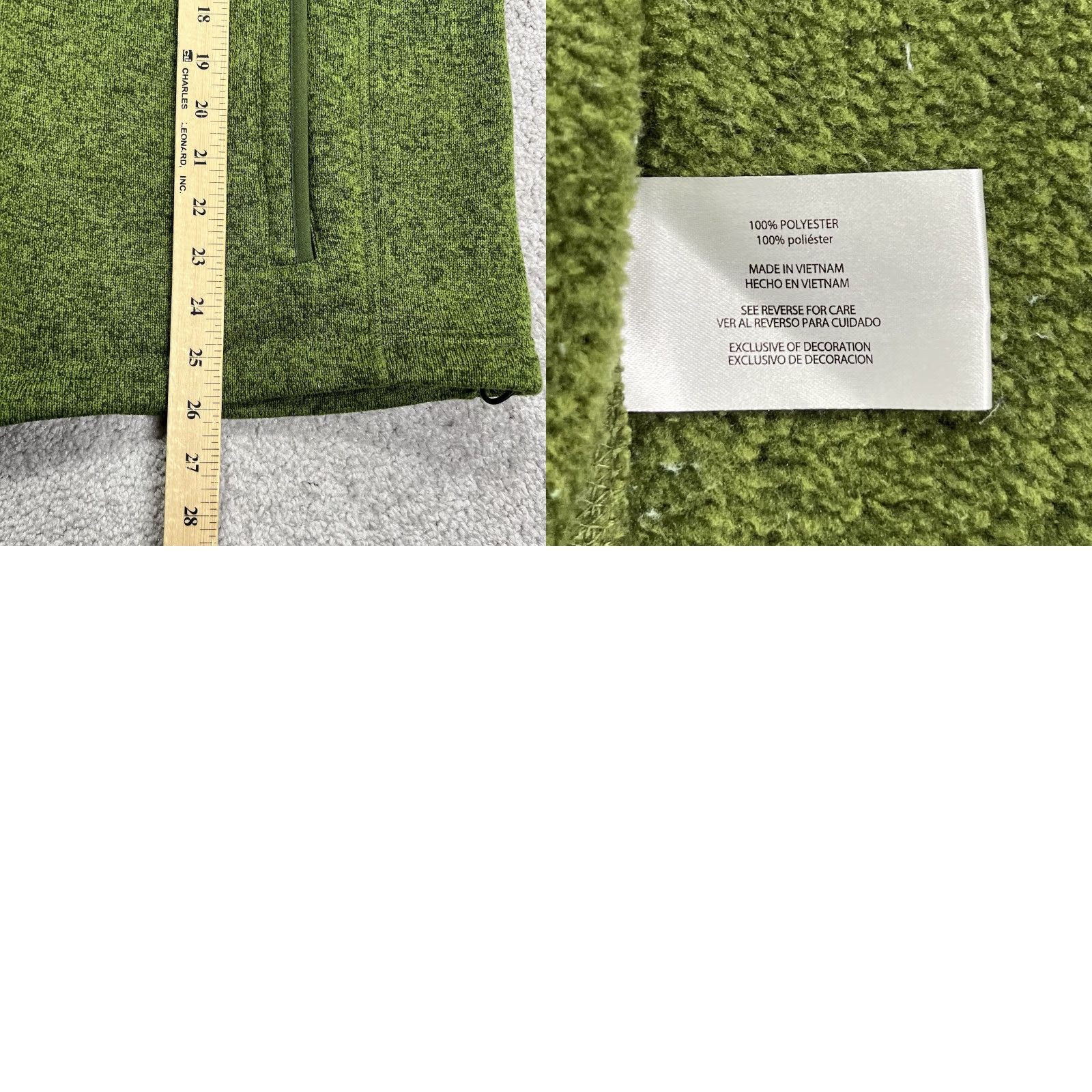 Orvis Orvis Vest Mens Medium Full Zip Green Pockets Fleece Outdoor Golf VEST Size US M / EU 48-50 / 2 - 9 Thumbnail