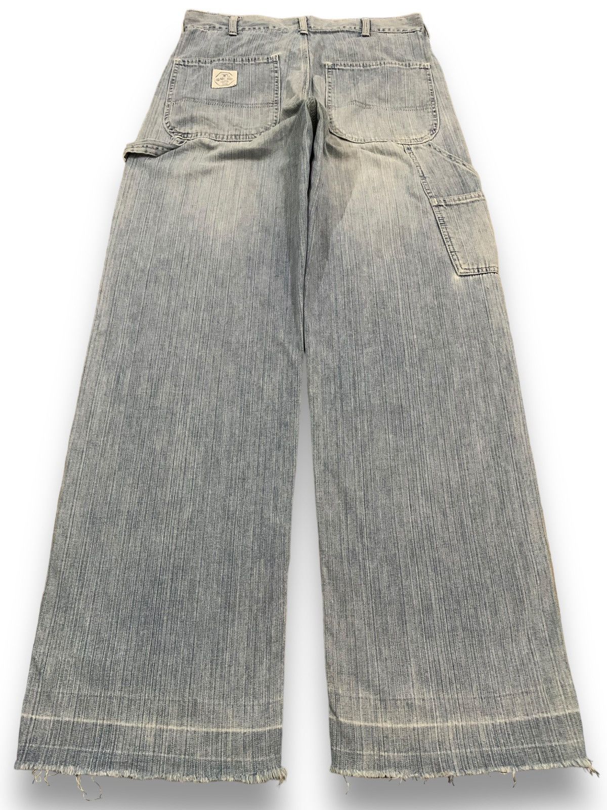 Edwin Rare Vintage Edwin Faded Baggy Frayed Leg Carpenter Jeans Size US 31 - 2 Thumbnail