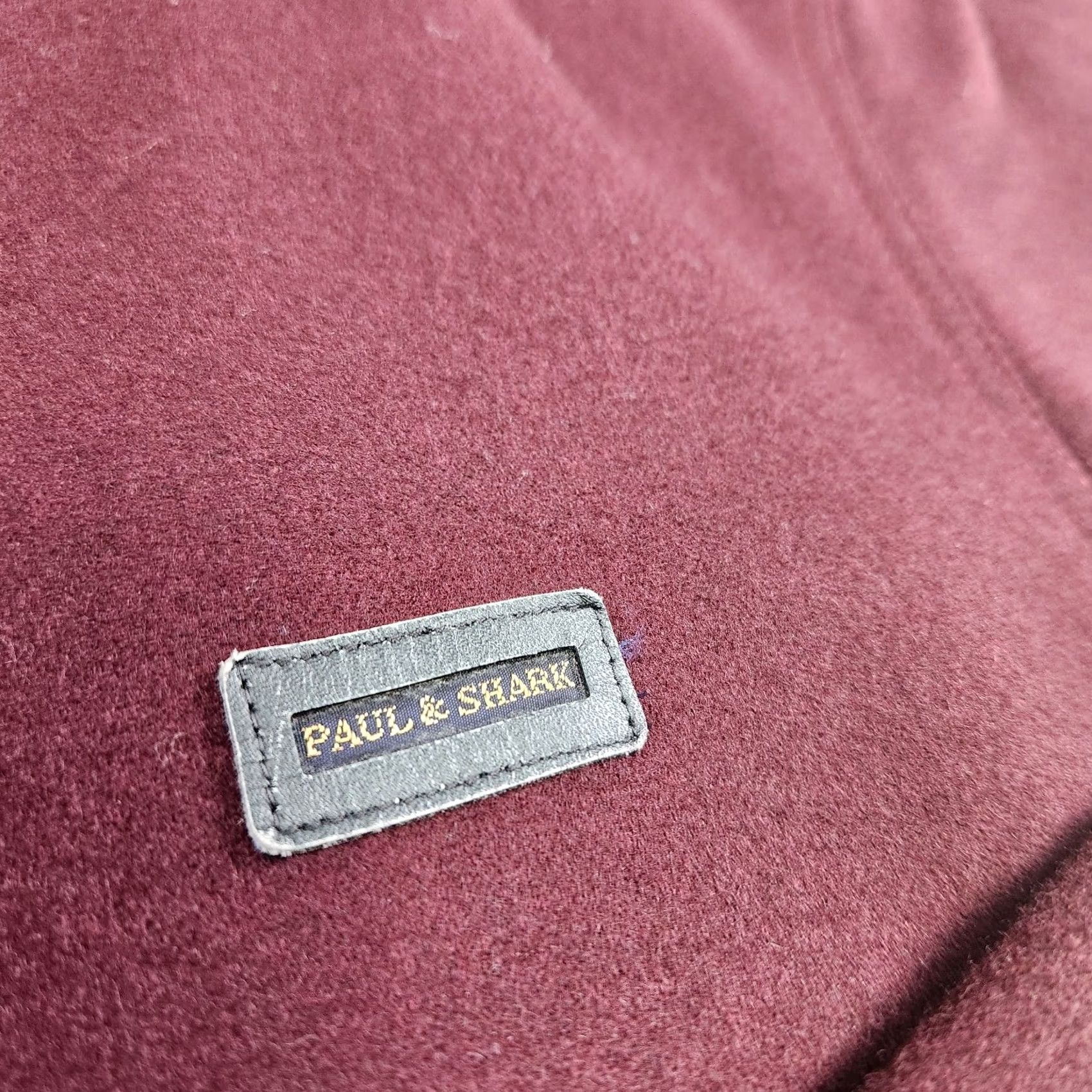 Paul & Shark Paul & Shark Yachting Wool Bomber Jacket Men M Italy Maroon Red Logo Bomber Jacket Collared Wool Zip Regular Fall Winter Spring Mens Italy Size US M / EU 48-50 / 2 - 5 Thumbnail