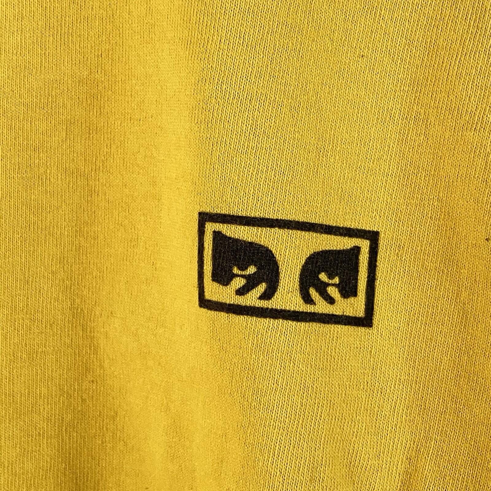 Obey Obey No One Graphic T-shirt Men Size M Mustard Short Sleeve Size US S / EU 44-46 / 1 - 3 Thumbnail