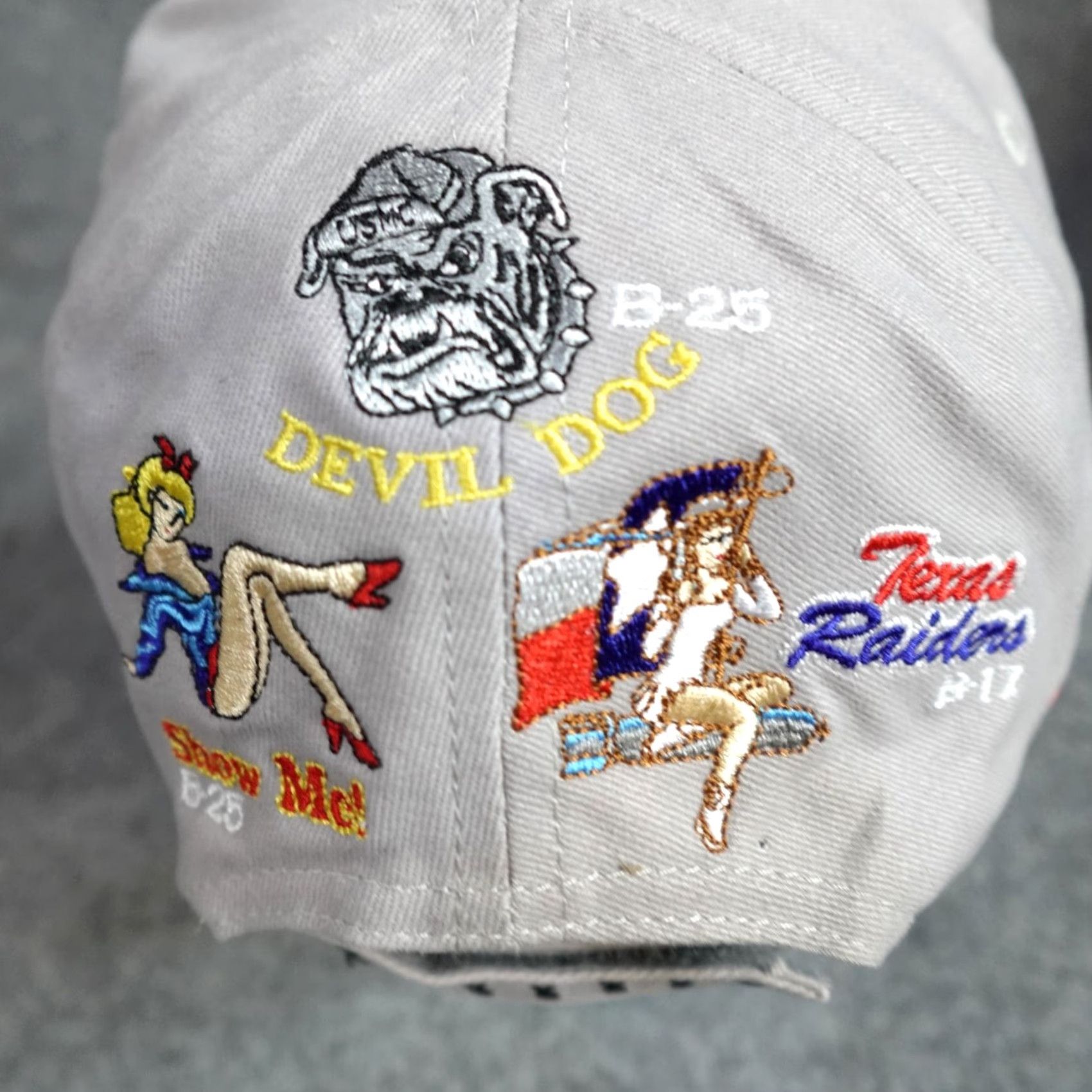 Vintage VINTAGE Bomber Command Ghost Squadron Baseball Hat Snapback Embroidered Airforce NEW Size ONE SIZE - 5 Thumbnail