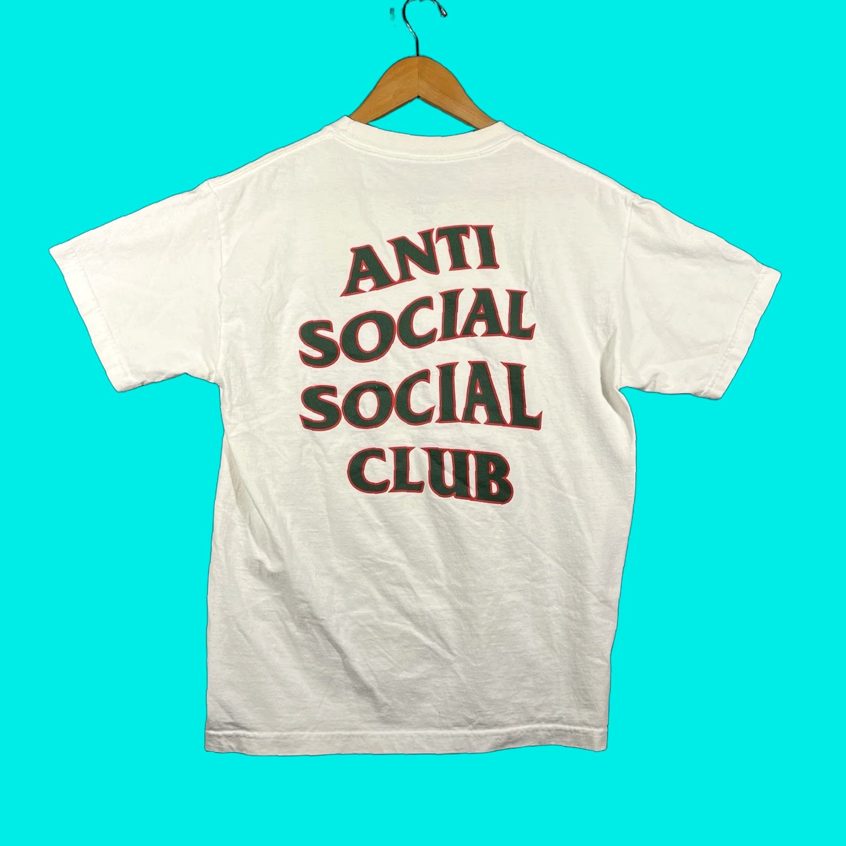 Anti Social Social Club VINTAGE Anti Social Social Club ASSC White Logo T Shirt Mens M White Graphic Print City Hip Hop Streetwear 90s Size US M / EU 48-50 / 2 - 1 Thumbnail