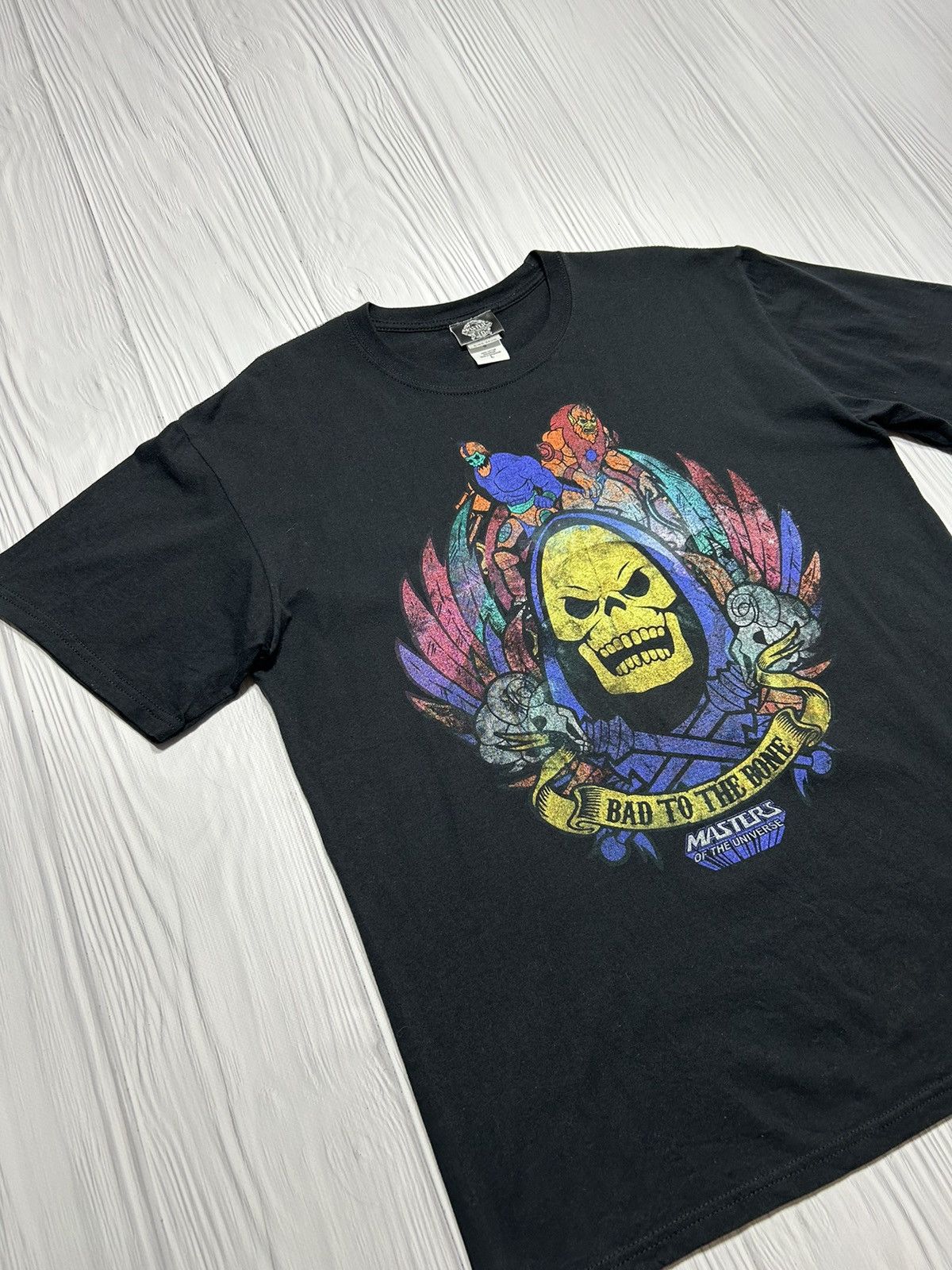 Vintage Vintage Masters Of The Universe Bad To The Bone T-Shirt Size US L / EU 52-54 / 3 - 3 Thumbnail