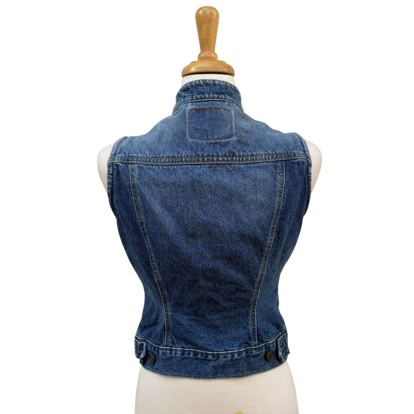 Levi's VTG Levi Strauss Denim Vest Sz Misses M 8-10 100% cotton Size M / US 6-8 / IT 42-44 - 4 Thumbnail