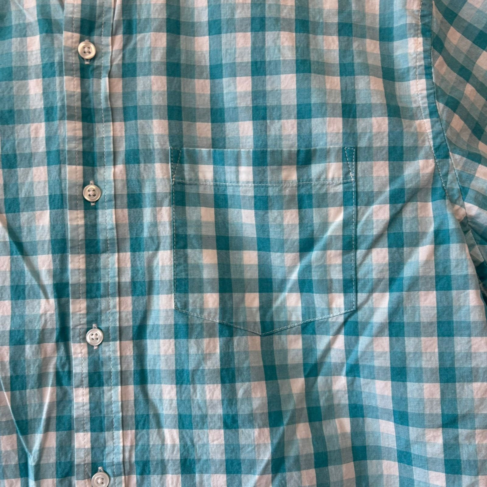 Old Navy Old Navy Gingham Plaid Shirt Button Down XXL Slim Fit Size US XXL / EU 58 / 5 - 5 Thumbnail