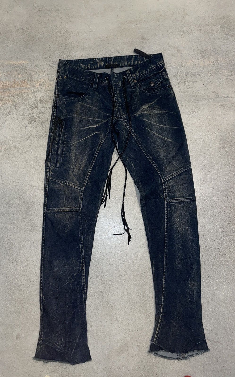 Japanese Brand × KMRii kmrii tassel flare denim Size US 28 / EU 44 - 1 Thumbnail