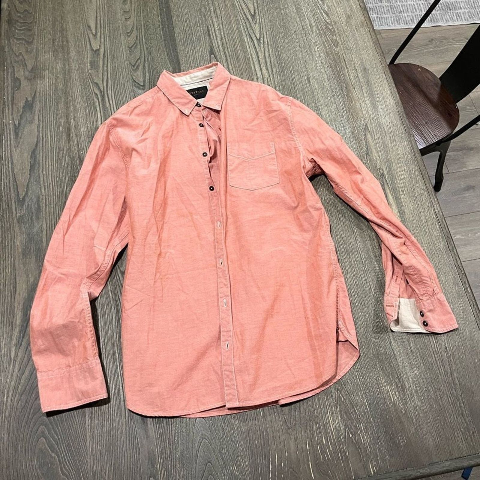 Vintage Outpost Makers ButtonUp Shirt Long Sleeves Collared Pocket L Size US L / EU 52-54 / 3 - 1 Thumbnail