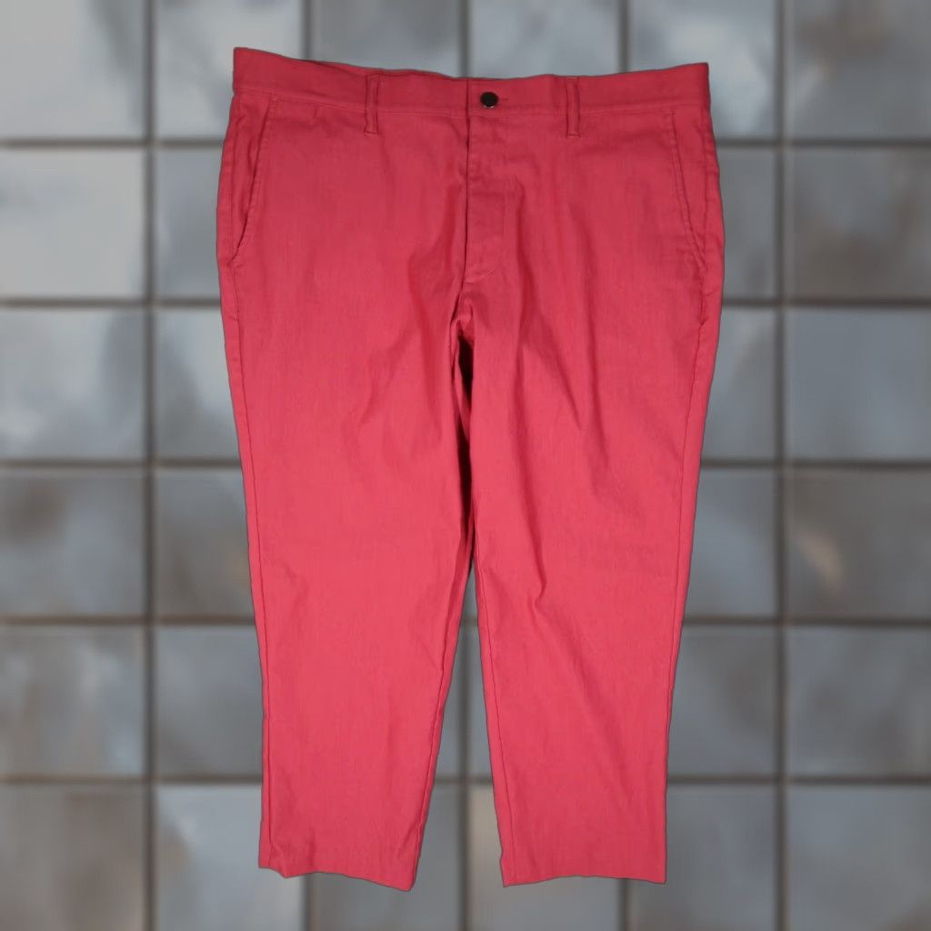 Mizzen+Main Mizzen Main Pants Mens 36 Red Flat Front 5 Pocket Performance Chino Size US 36 / EU 52 - 1 Thumbnail
