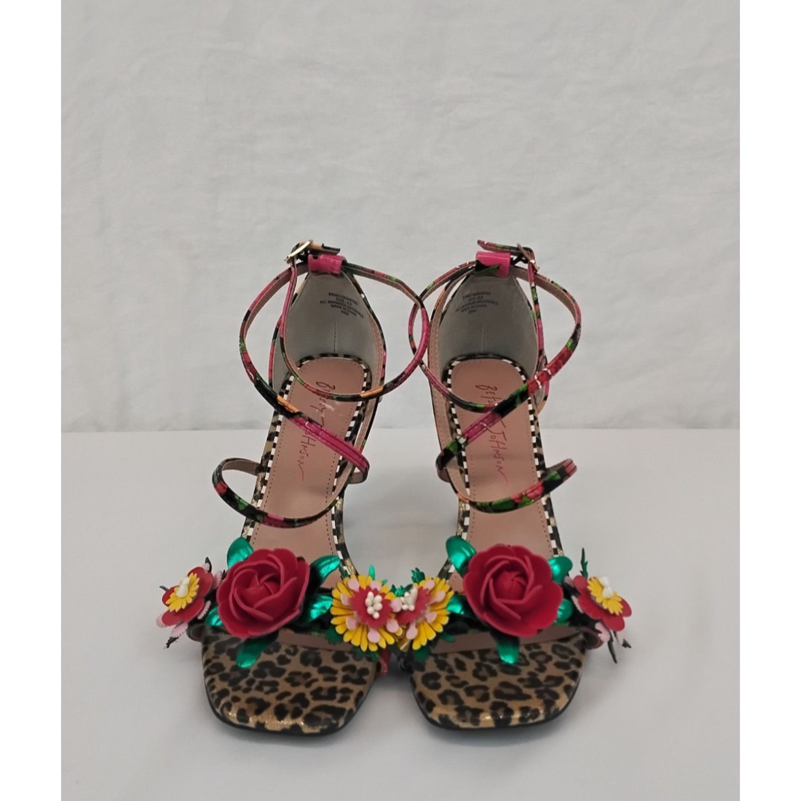 Betsey Johnson Betsey Johnson Erikk Strappy Heels Women's 8.5 Cheetah Print Size US 7 / IT 37 - 2 Thumbnail