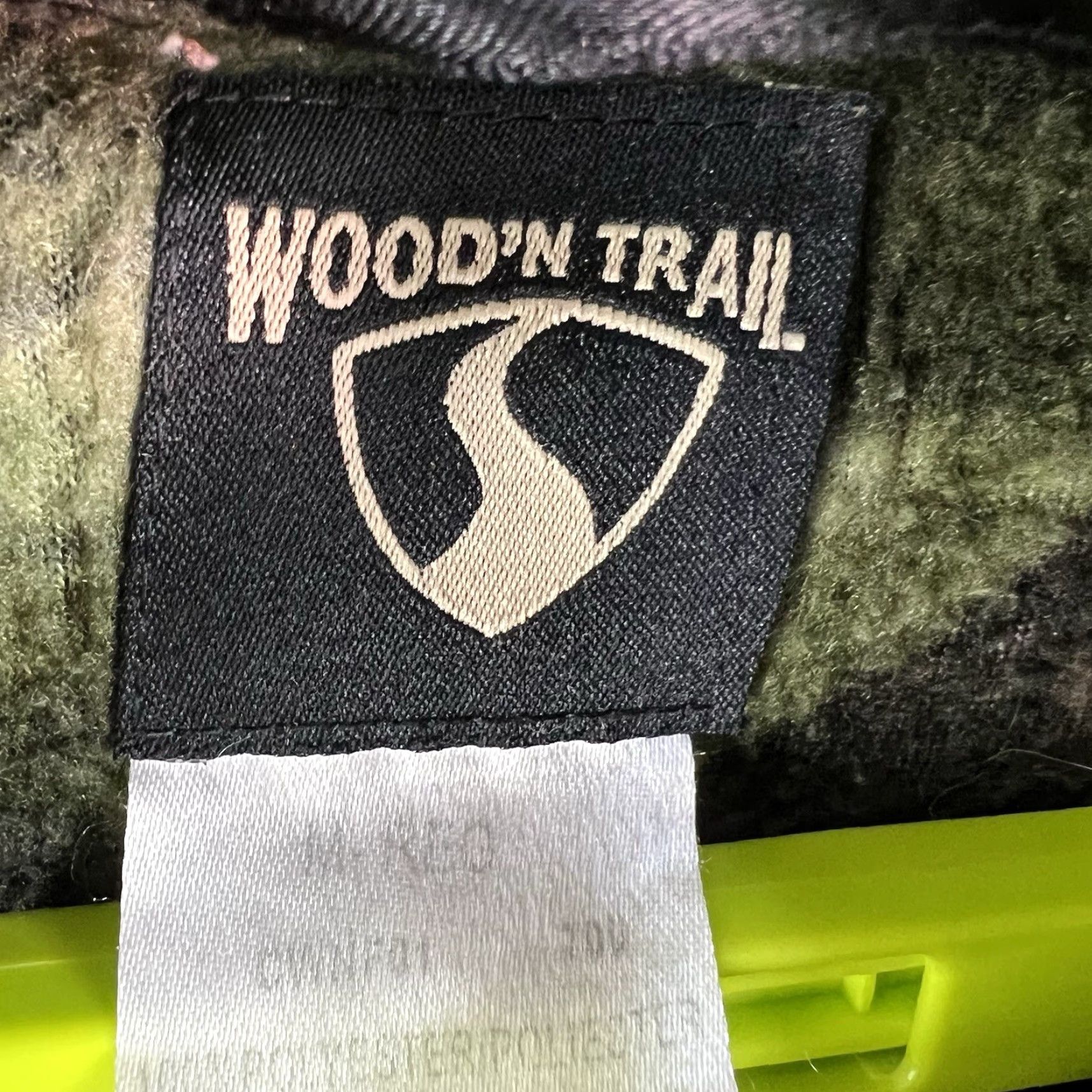 Vintage Woods"n Trail Full Zip Fleece Camouflage Jacket Mens M Green Fall Casual Military Jacket Size US M / EU 48-50 / 2 - 6 Thumbnail