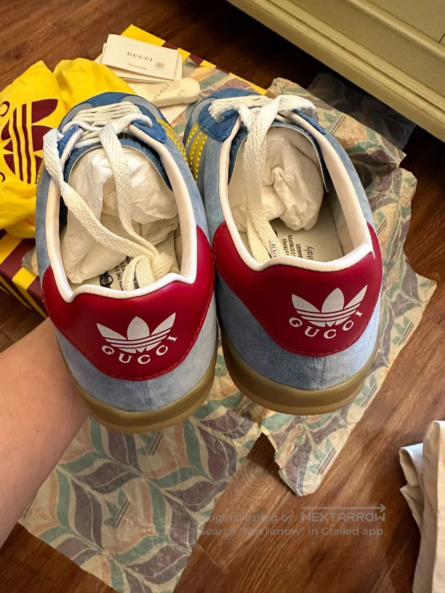 Gucci adidas Originals x Gucci Gazelle. Size US 7 / EU 40 - 5 Thumbnail
