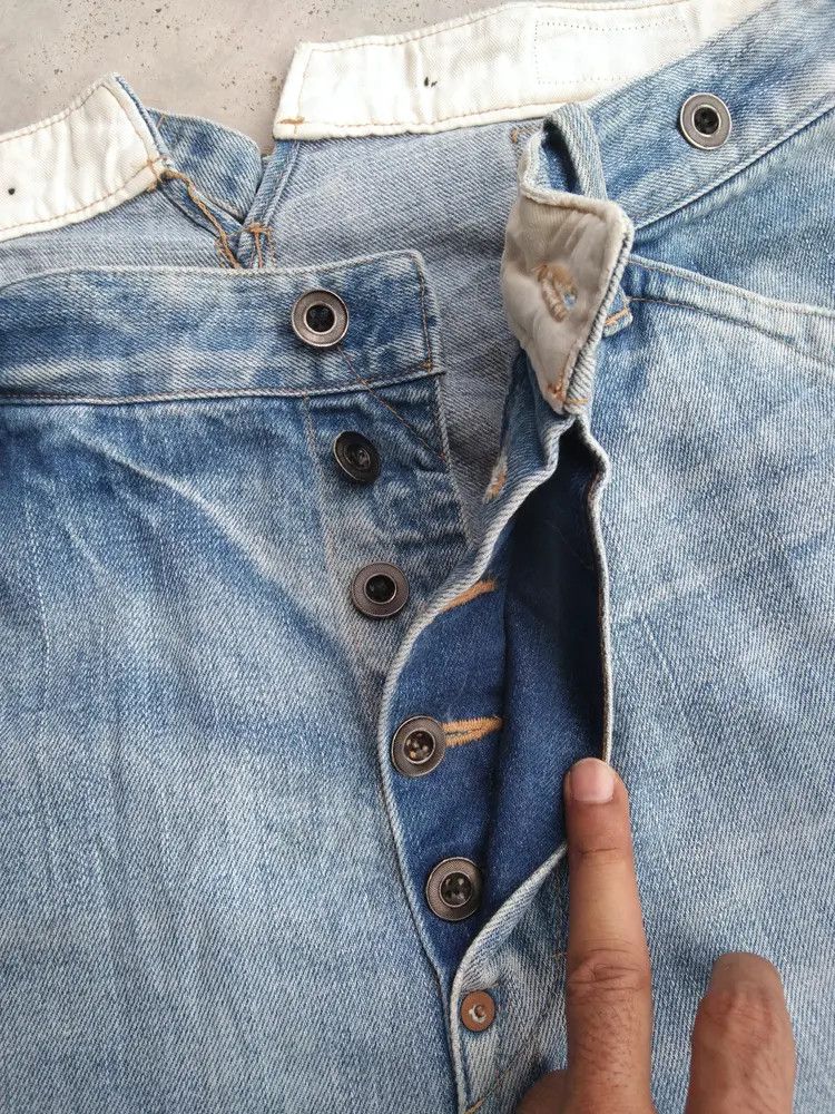 Japanese Brand Vintage Jeans Single Pocket Buckle Back 34x31 Size US 34 / EU 50 - 13 Thumbnail