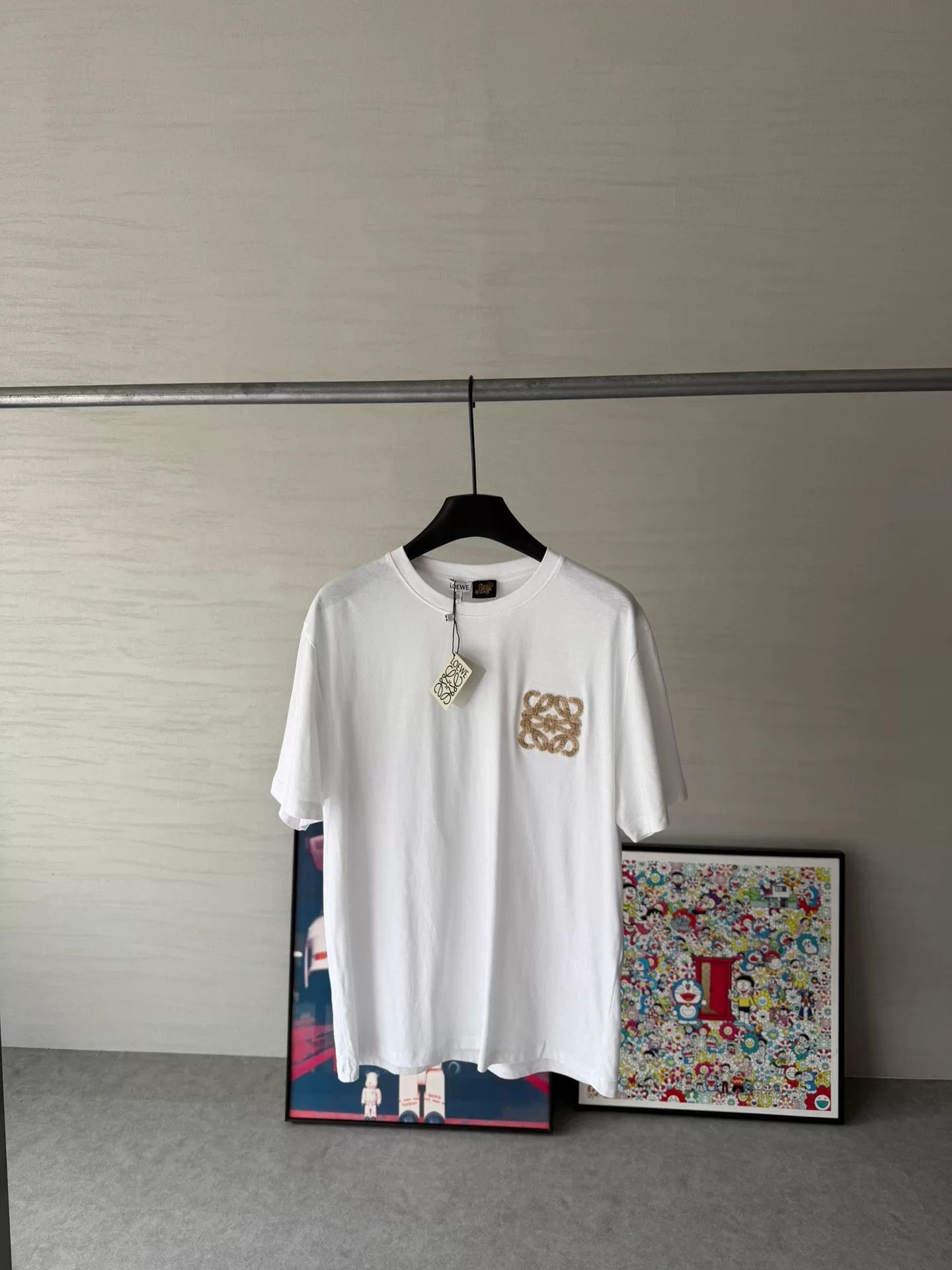 LOEWE White Short Sleeve T-shirt XS
