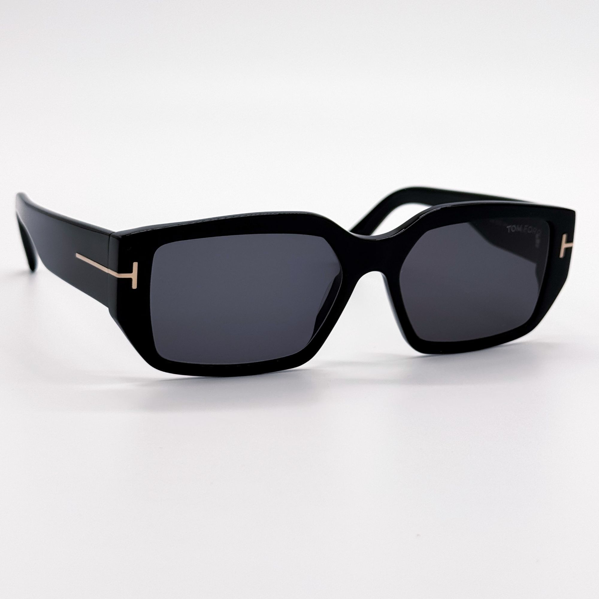 Tom Ford NEW TOM FORD SUNGLASSES SILVANO-02 TF989 01A BLACK WOMEN Size ONE SIZE - 5 Thumbnail