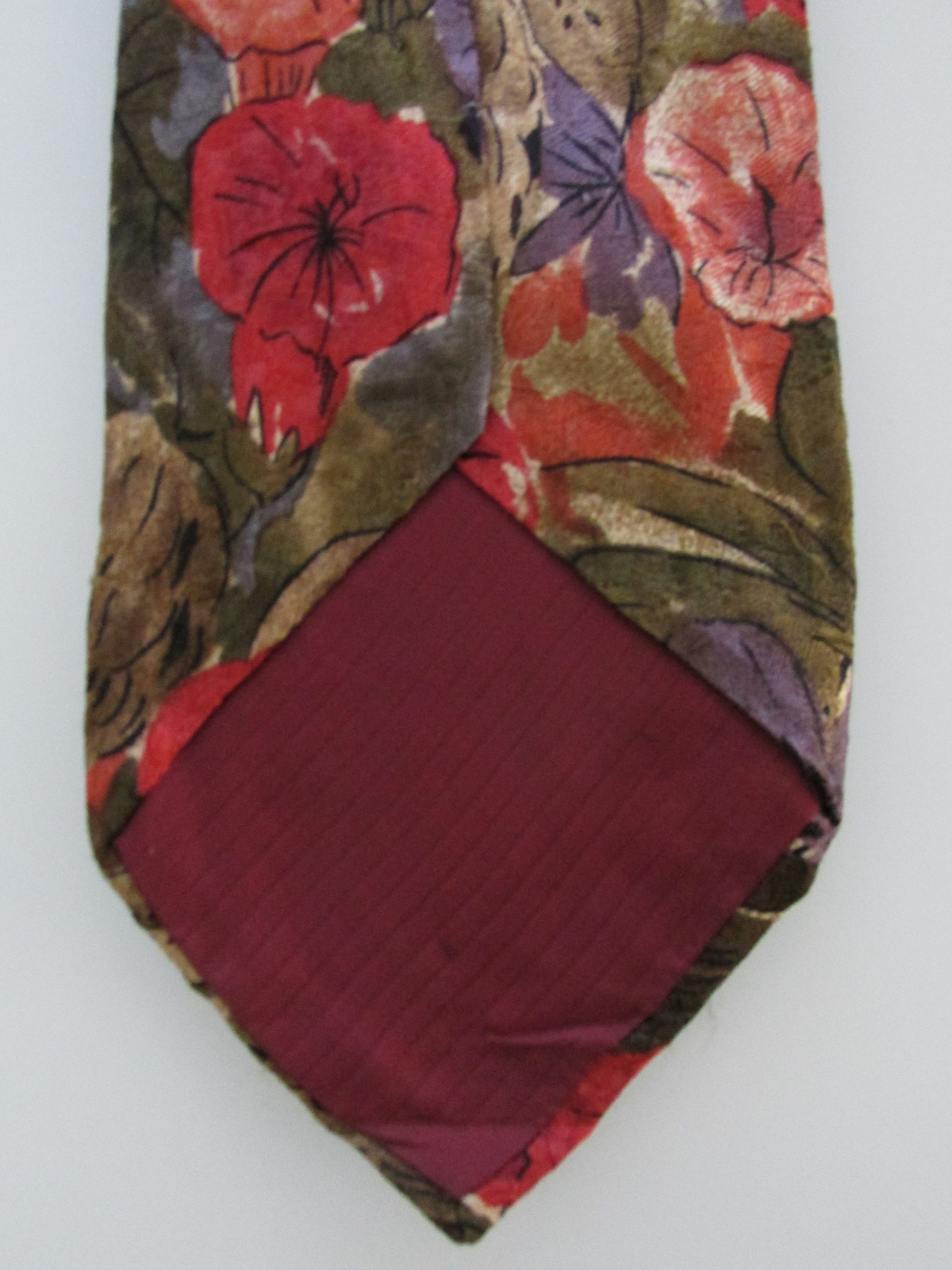 Ermenegildo Zegna Ermenegildo Zegna Vintage/Early Men's Silk Tie Size ONE SIZE - 5 Thumbnail