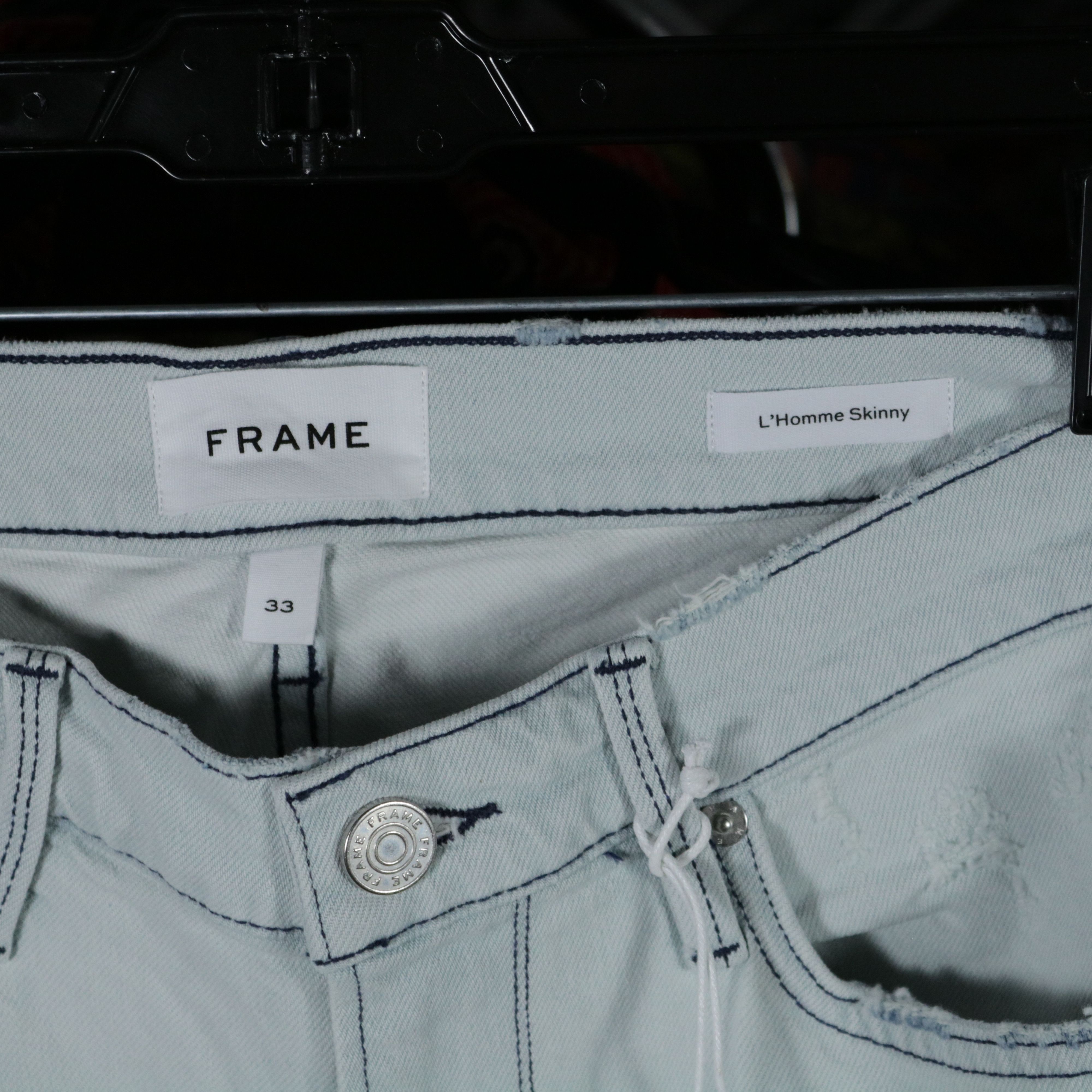 Frame Frame L'Homme Skinny Denim Jeans 33 Size US 33 - 5 Thumbnail