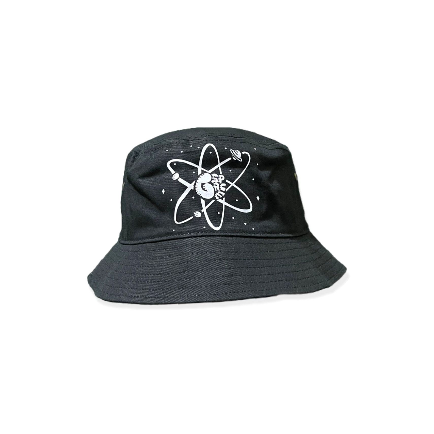 Vintage G Space Bucket Hat Unisex Adults S/M Black Size ONE SIZE - 2 Thumbnail