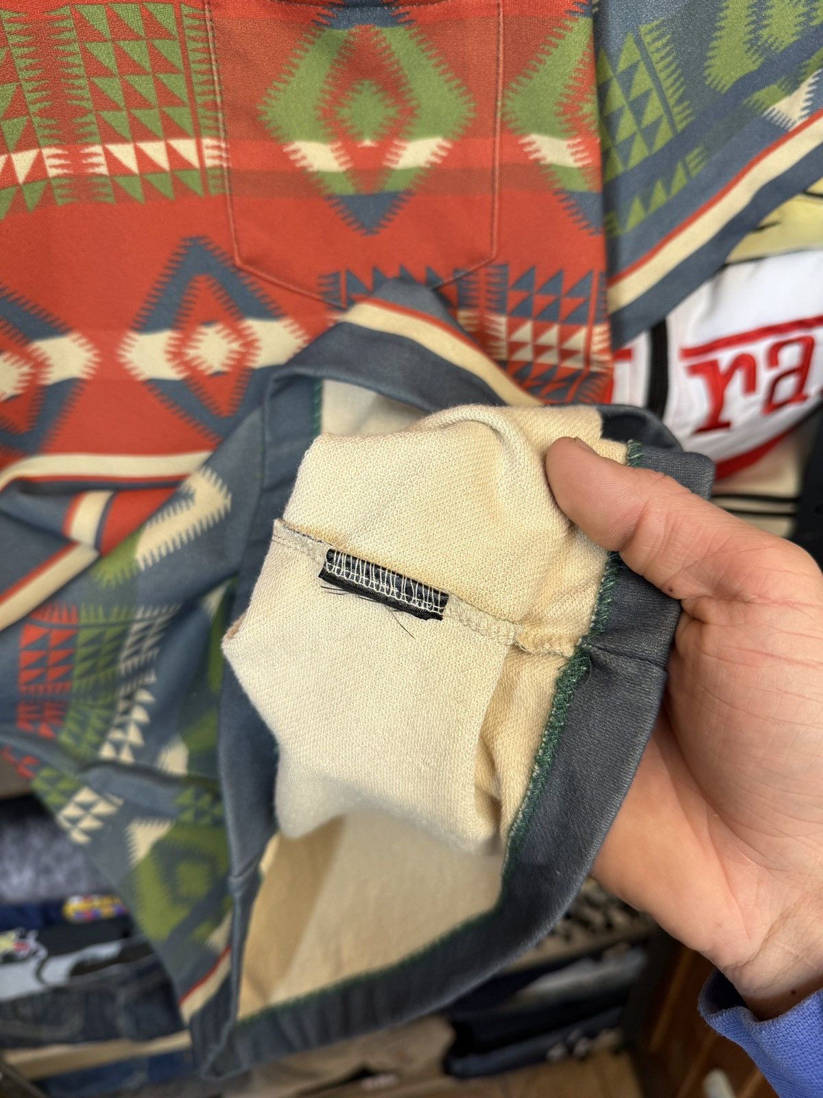 RRL Ralph Lauren NWT RRL Double RL Southwest Serape Striped Pocket Tee Size US M / EU 48-50 / 2 - 9 Thumbnail