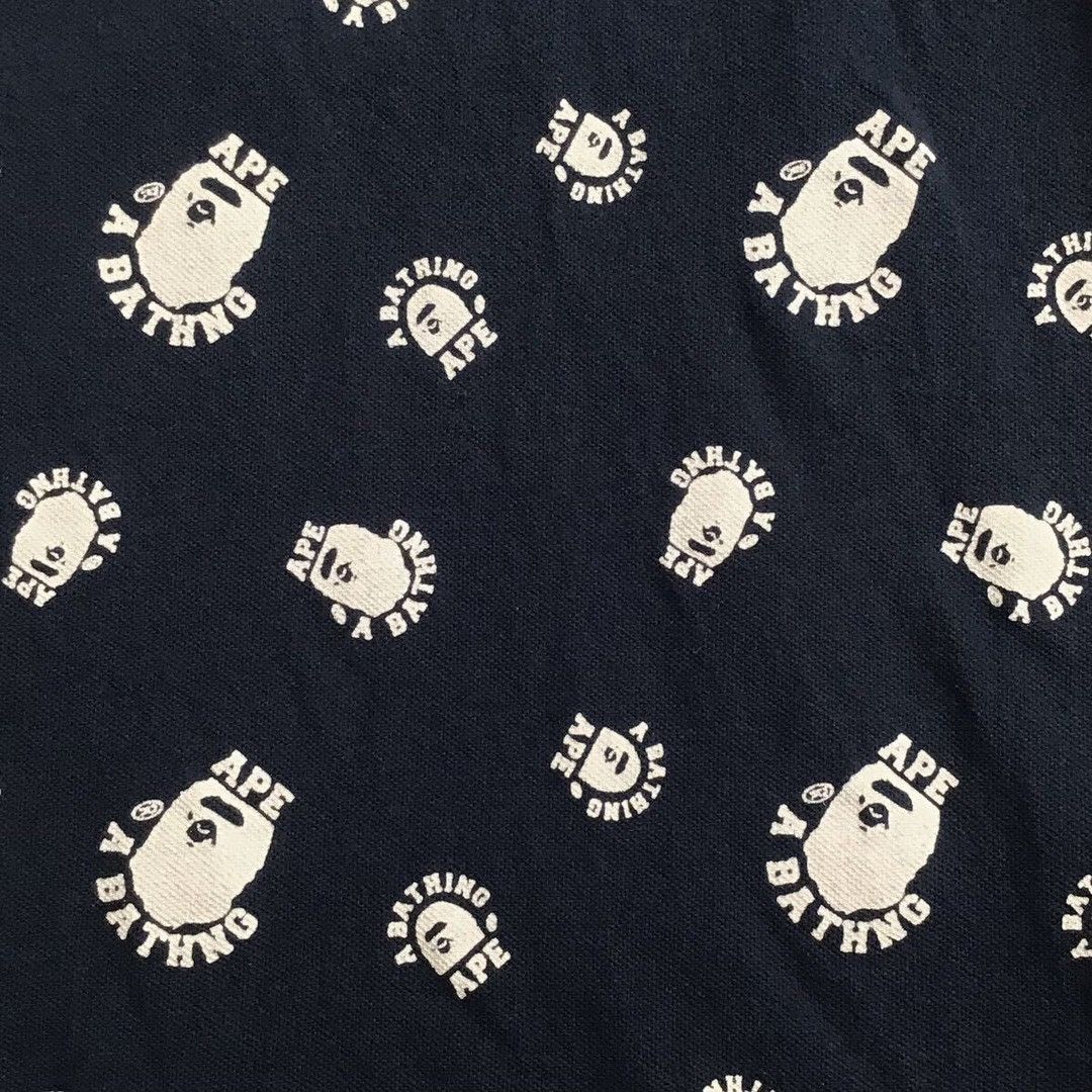 Bape × Nigo BAPE LOGO polo shirt a bathing ape NIGO Size US L / EU 52-54 / 3 - 2 Thumbnail