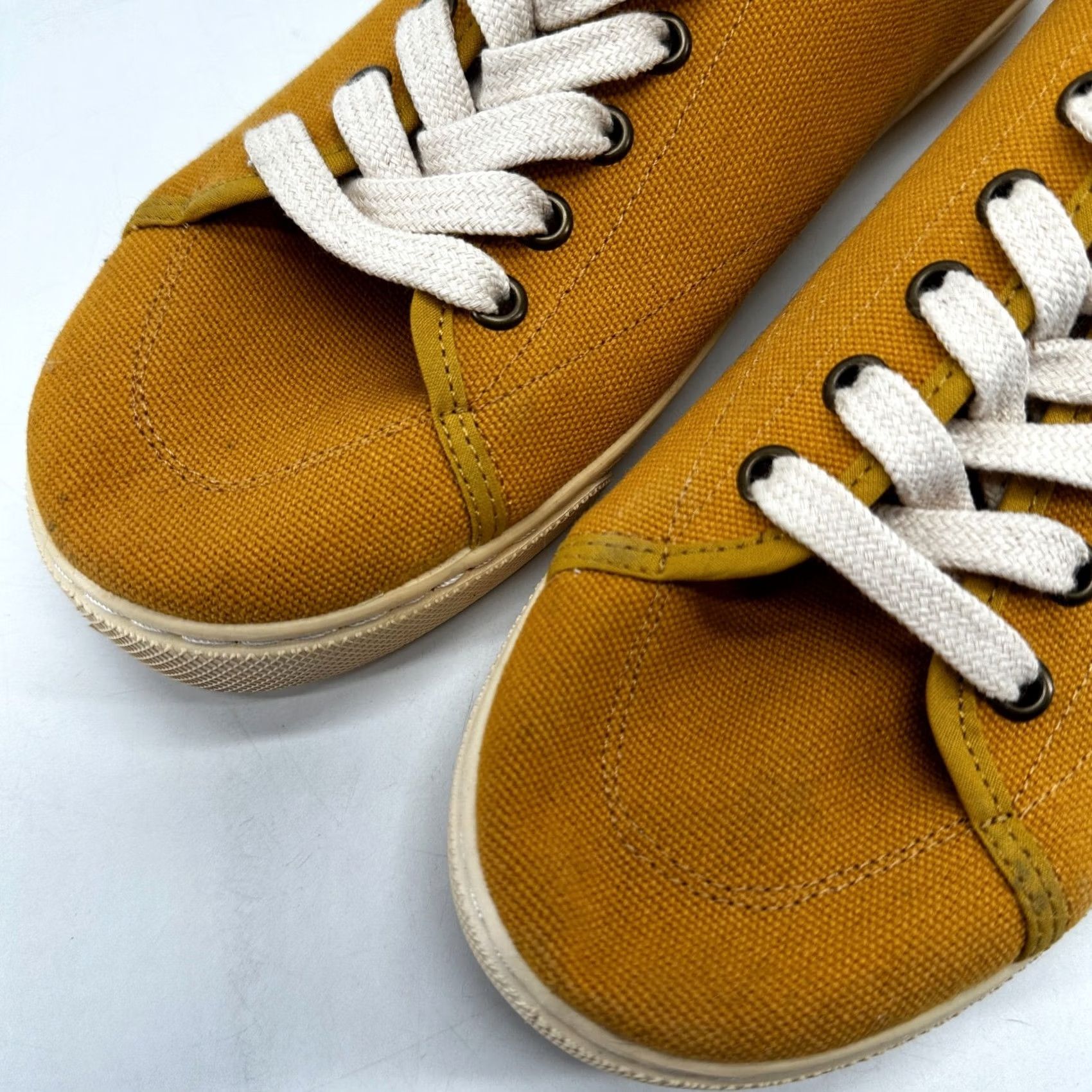 Vintage Flamingos Life Casual Sneaker Shoes Yellow Men's Size 40 Lace Up Low Top Shoes Casual Mens 40 Yellow Classic Comfort Size US M / EU 48-50 / 2 - 2 Thumbnail
