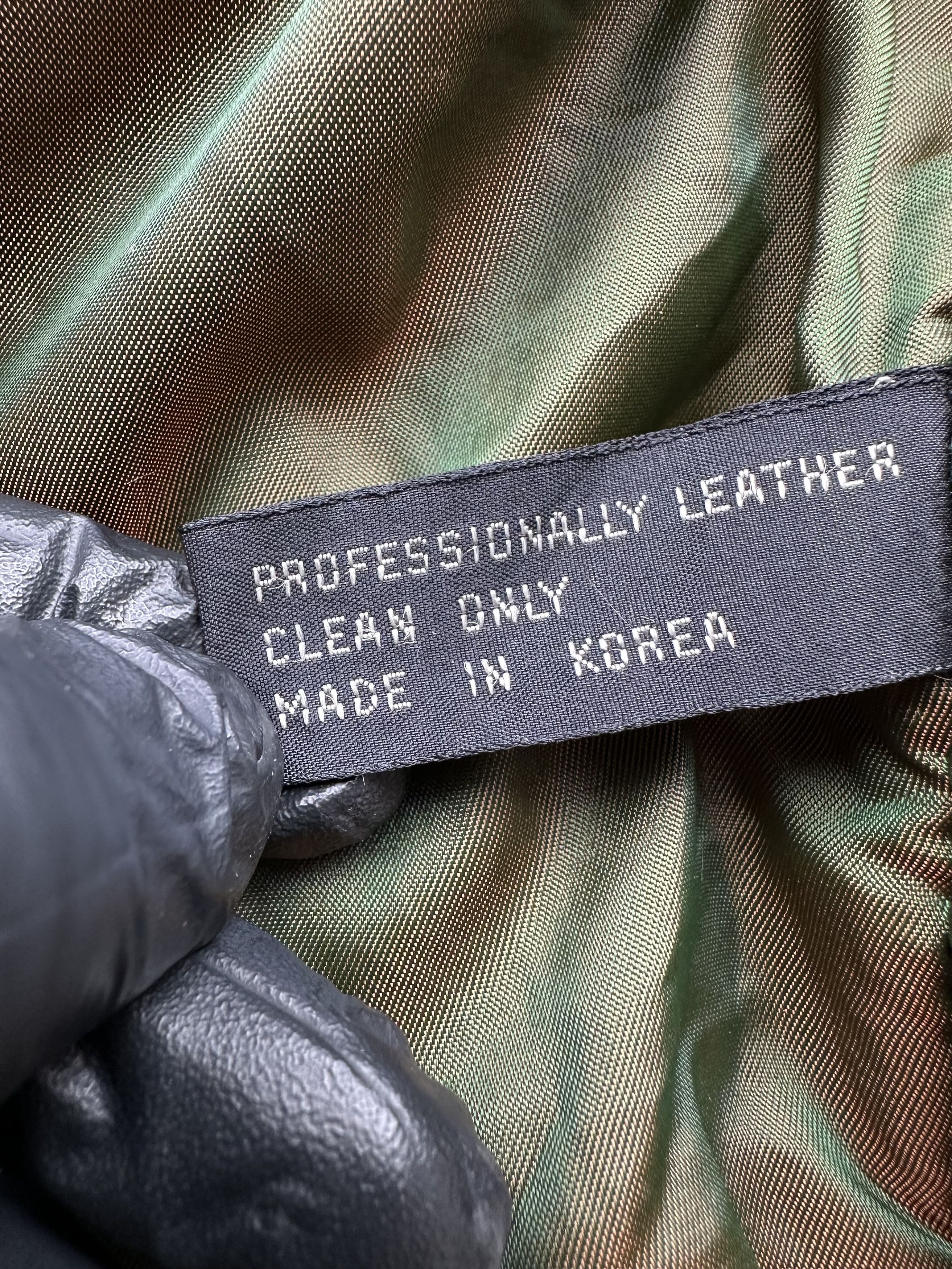 Genuine Leather Vintage Bondage Faded Leather Military Jacket C2(V13) Size US M / EU 48-50 / 2 - 7 Thumbnail
