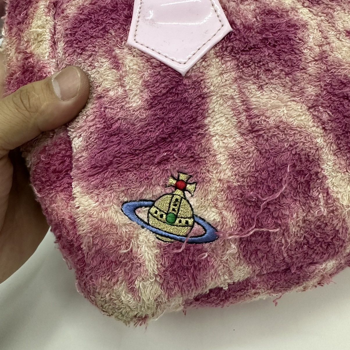 Vivienne Westwood ‼️YES‼️ AUTH. VIVIENNE WESTWOOD TIE DYE TERRY CLOTH CARRY BAG Size ONE SIZE - 9 Thumbnail