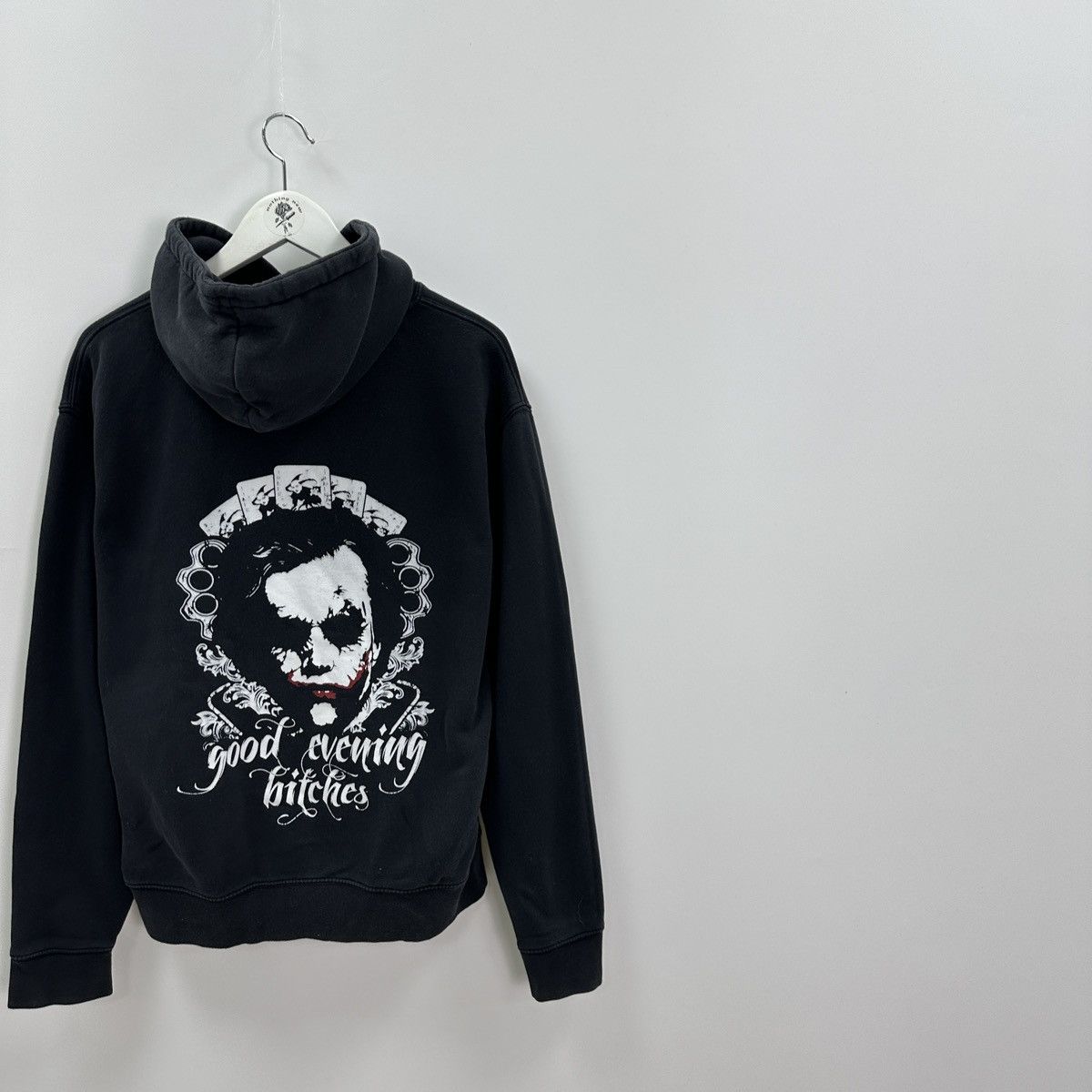 DC Comics Vintage 00s Joker Good Evening Bitches Pain hoodie y2k life Size US M / EU 48-50 / 2 - 3 Thumbnail