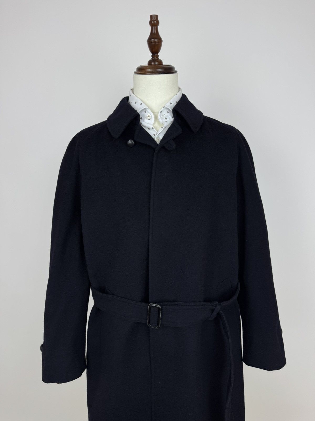 Bugatti Vintage Bugatti Wool Belted Trench Coat Mens Size 50 Size US M / EU 48-50 / 2 - 2 Thumbnail