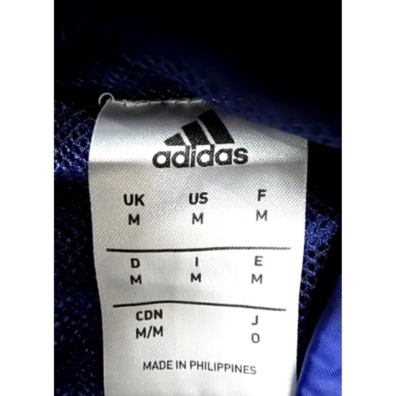 Adidas Adidas Men's M Blue Golf Rain Jacket Water-Resistant Full-Zip Hood Size US M / EU 48-50 / 2 - 3 Thumbnail