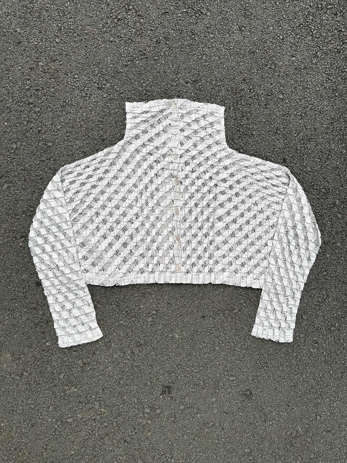 Pleats Please Issey Miyake RARE ISSEY MIYAKE ME JAPAN PERFORATED NET MESH WOMEN Size ONE SIZE - 1 Thumbnail